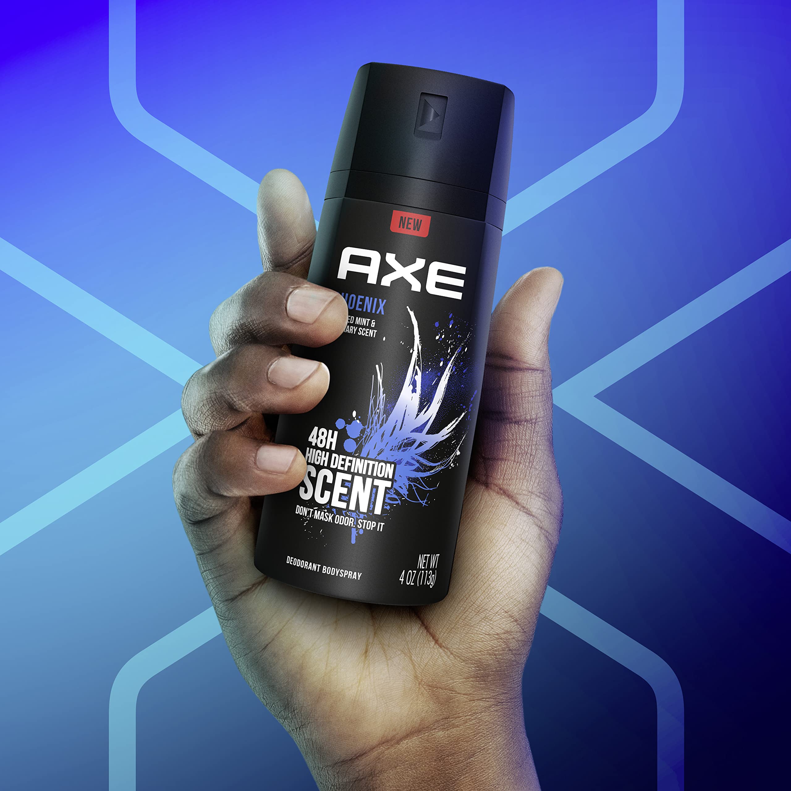 AXE Body Spray for Men, Phoenix, 4 oz, 4 count