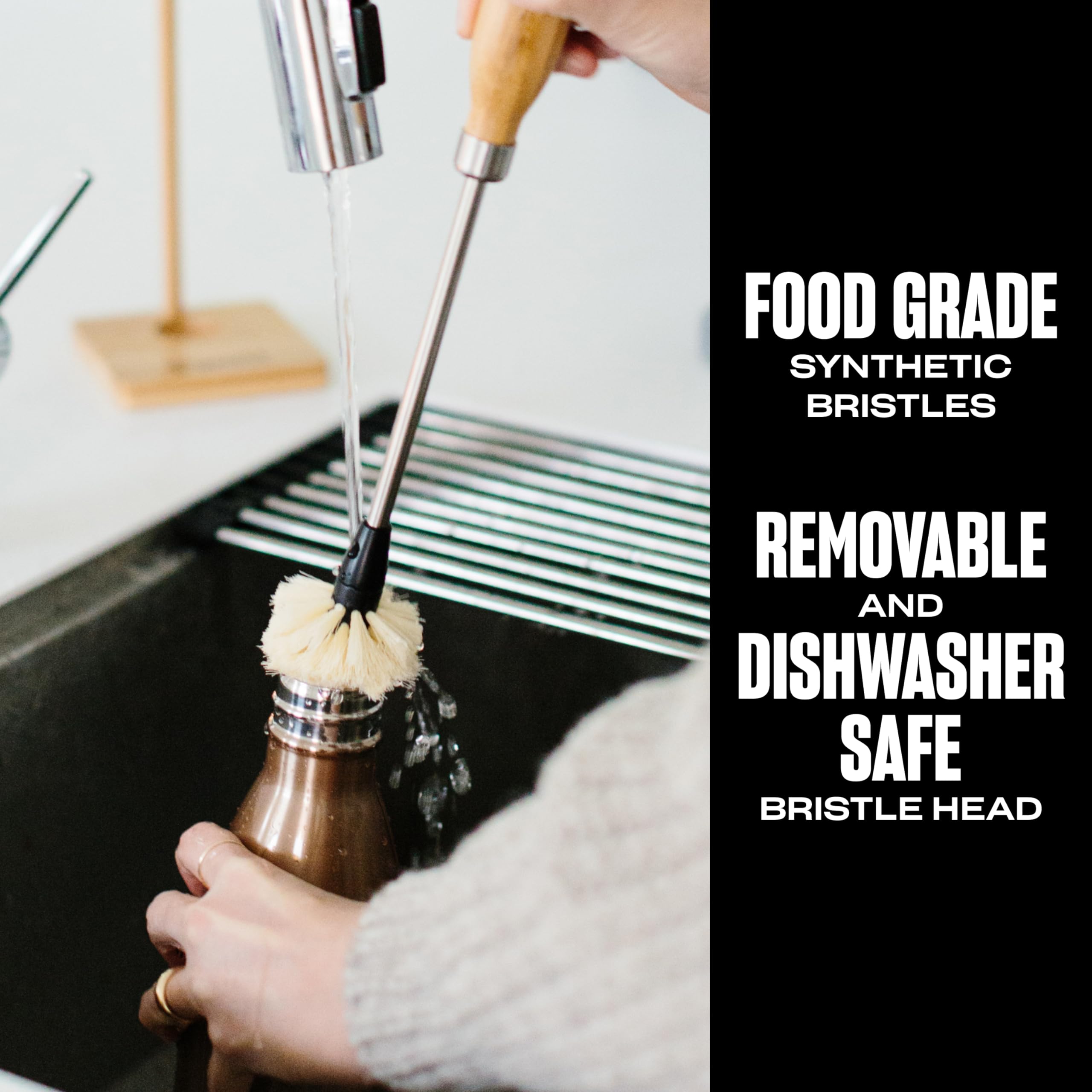 S'well Brush, One Size, Effortlessly Cleans Inside Of S'well Bottles And Containers