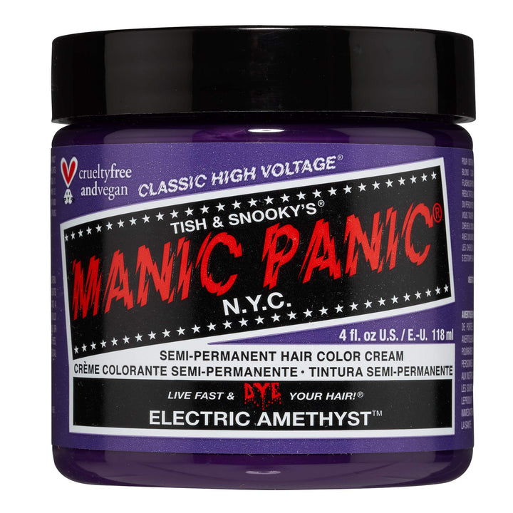 Manic Panic Classic Cream Semi-Permanent Vegan Hair Color - Electric Amethyst, Electric Amethyst