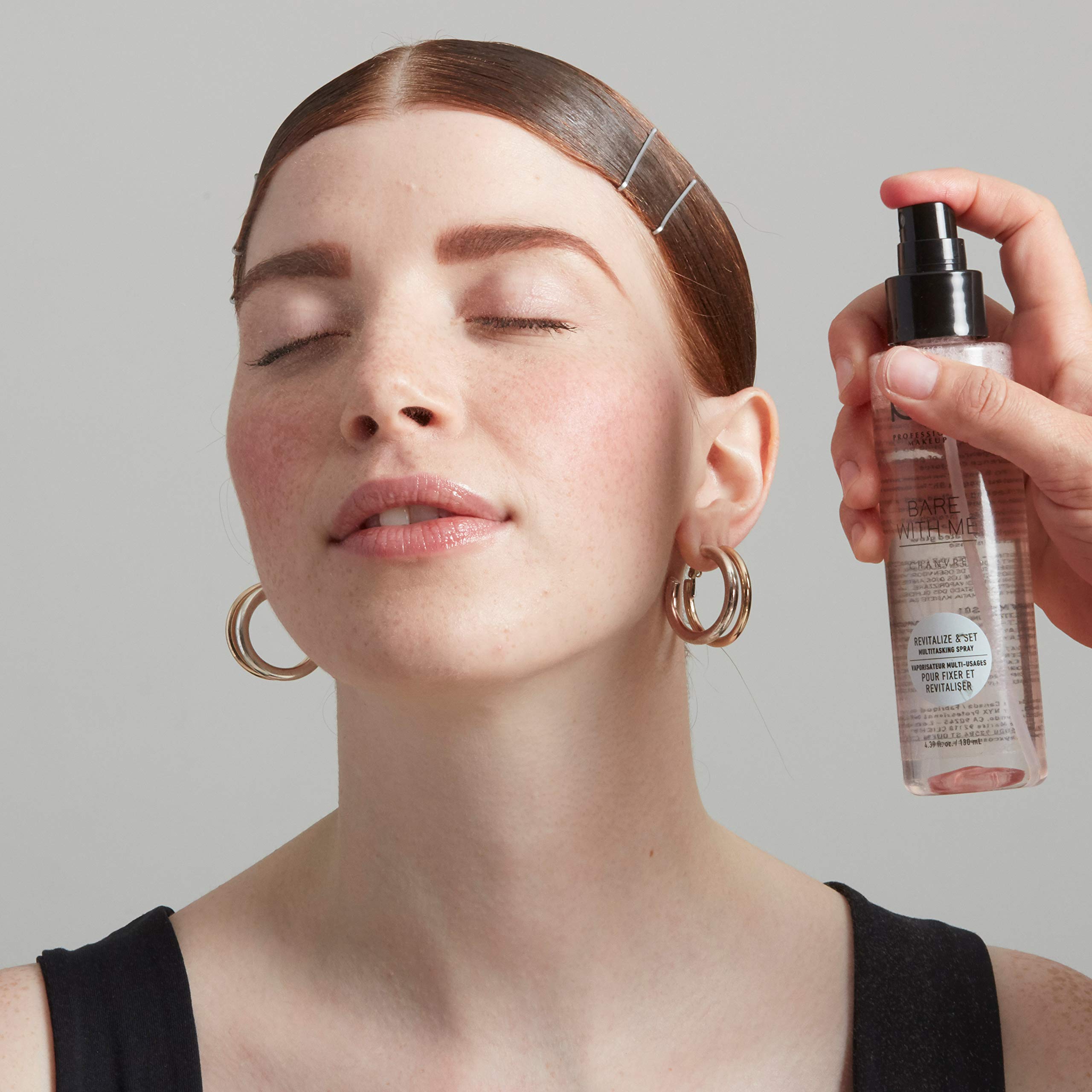 NYX PROFESSIONAL MAKEUP Bare With Me Cannabis Sativa Seed Oil Multitasking Primer & Setting Spray