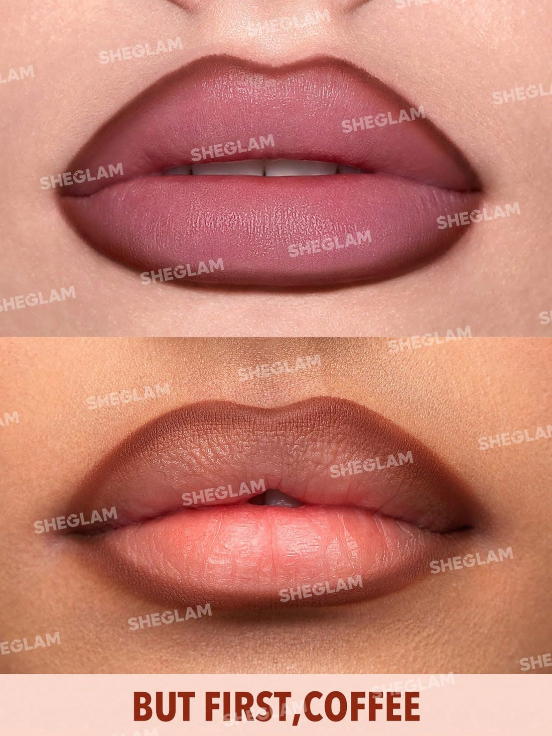 SHEGLAM Lip Facts Lip Liner Highly-Pigmented Pencil For Shaping & Sculpting Lips Long-Lasting Creamy Make Up-But First,Coffee