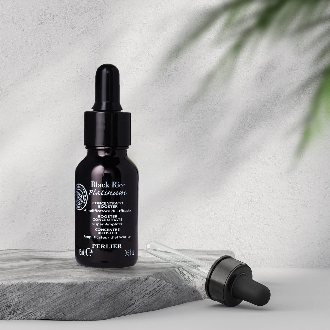 Perlier Black Rice Platinum Ultra-booster Face Serum Concentrate .5 Fl Oz.