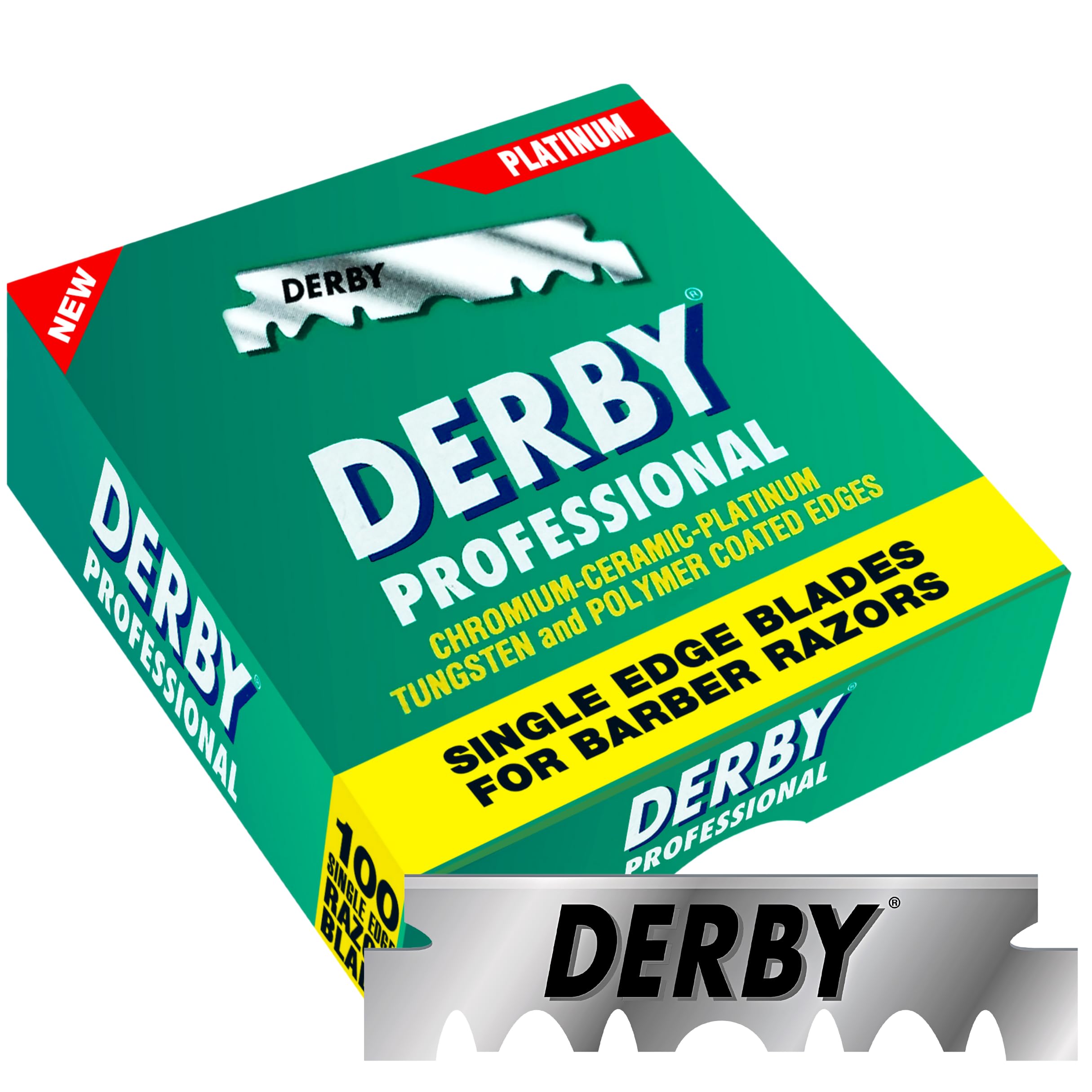 1000 Derby Professional Single Edge Razor Blades for straight razor