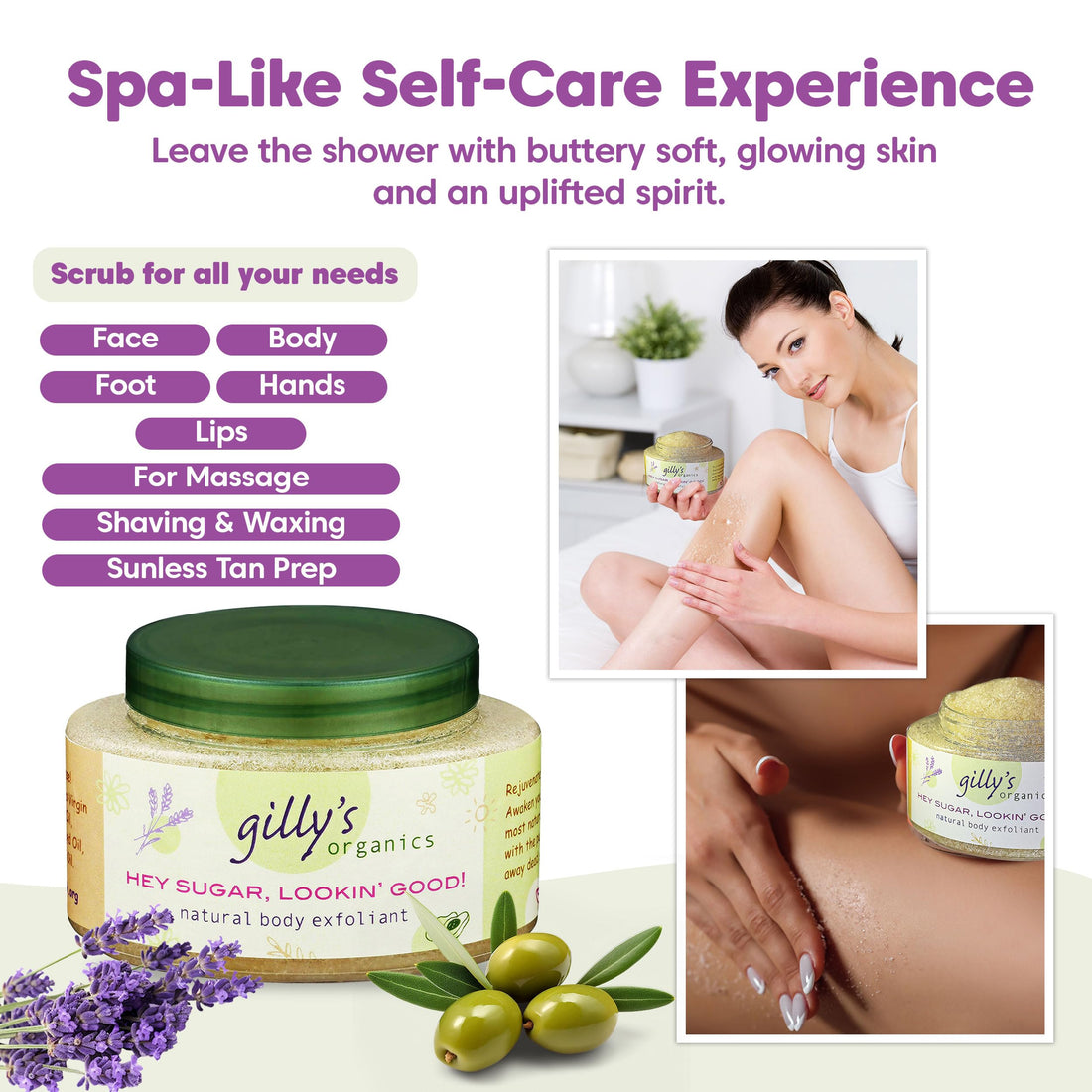 Gilly's Organics Hey Sugar, Lookin' Good! - Body Sugar.