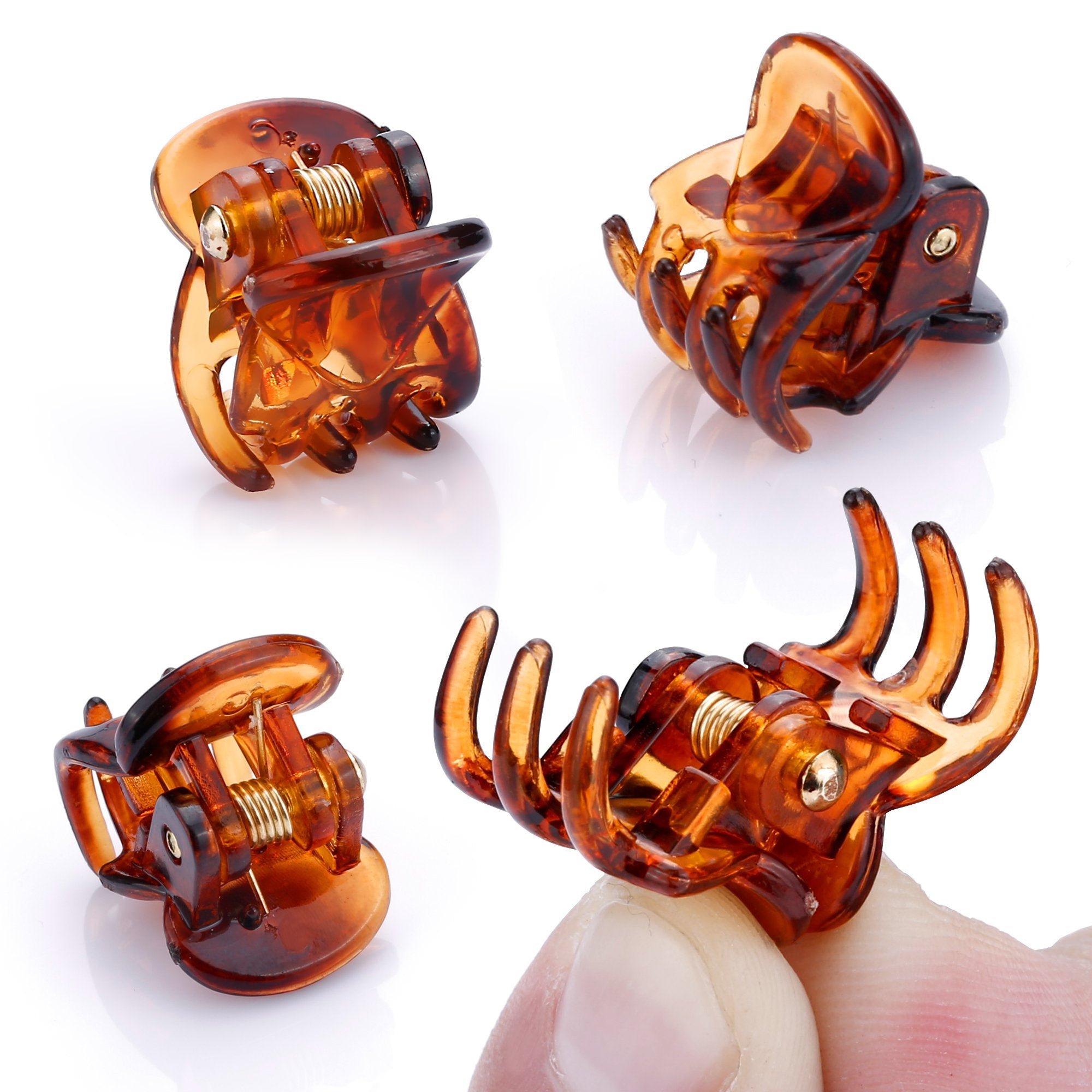 48 Pcs Mini Hair Clips for Girls and Womenï¼Ë†Black and Brown)