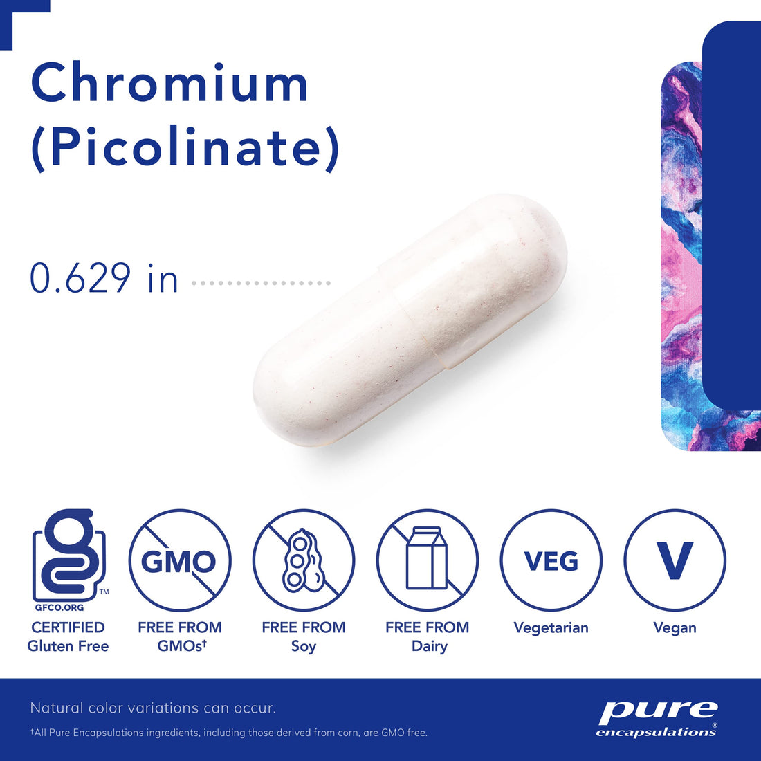 Pure Encapsulations Chromium (Picolinate) 200 mcg | Hypoallergenic Supplement for Healthy Lipid and Carbohydrate Metabolism Support* | 60 Capsules
