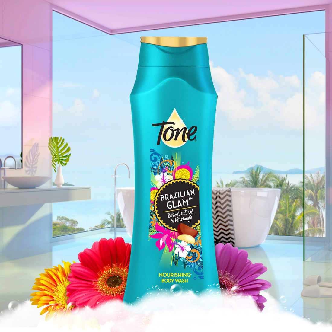 Tone Body Wash, Brazilian Glam, 18 fl oz
