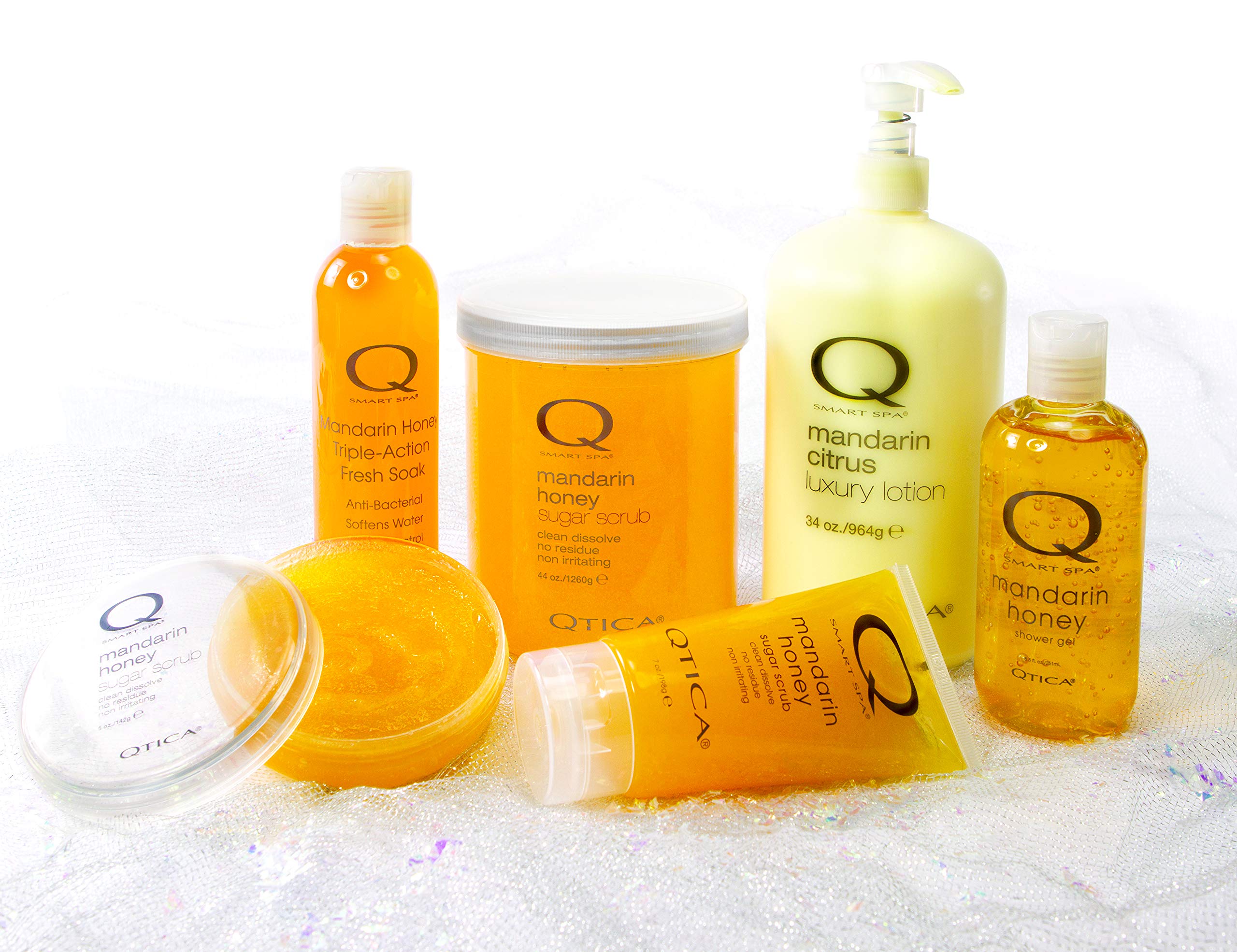 QTICA Smart Spa Sugar Scrub Mandarin Honey 7 oz