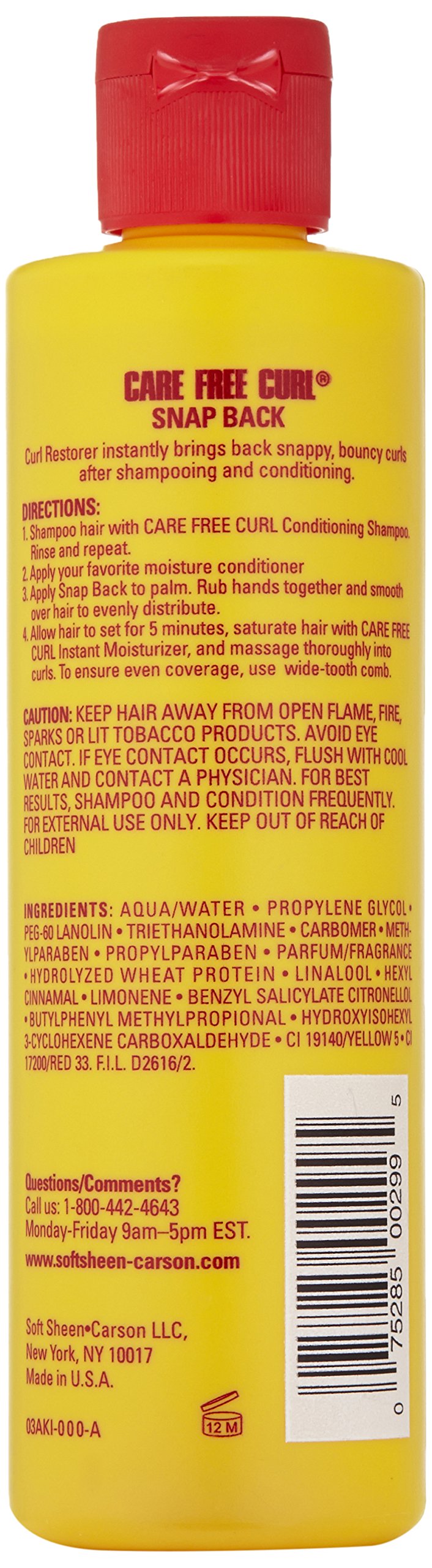 Soft Sheen Care Free Curl Snap Back Curl Restorer