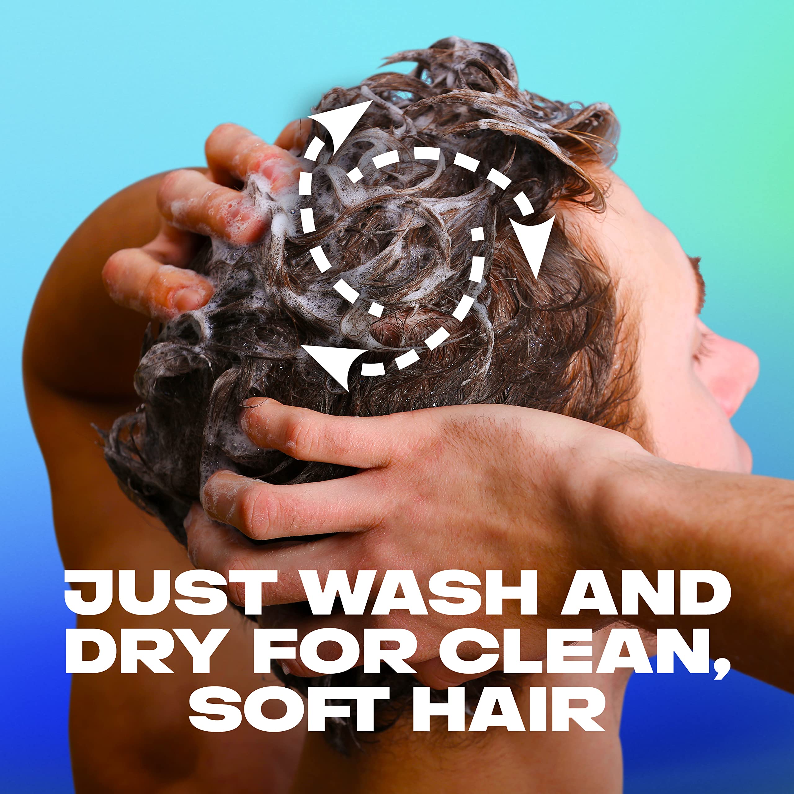 AXE Wash & Care 2-in-1 Shampoo & Conditioner Apollo Wash & Care 4 Count for Clean & Strong Hair Sage & Cedarwood 100% Recycled Bottle 28 oz