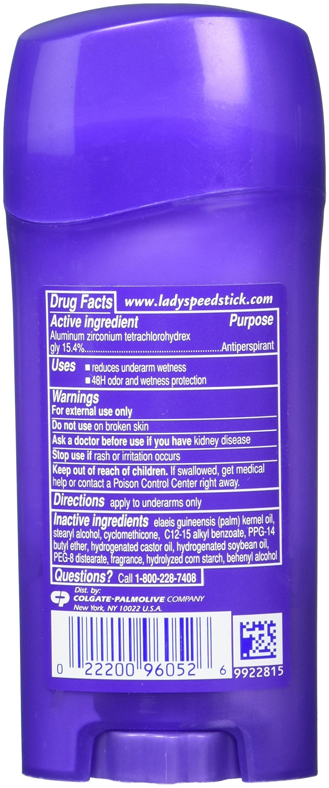 Lady Speed Stick Antiperspirant Deodorant Invisible Dry Wild sia 1.40 oz (Pack of 7)