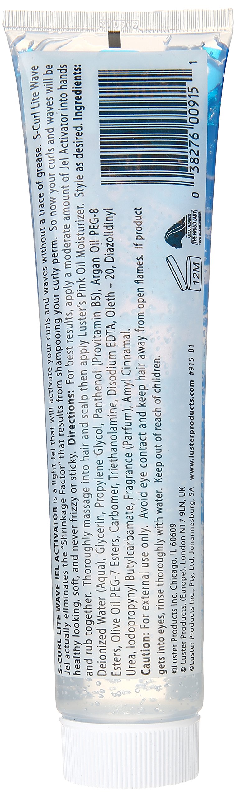 Luster's S-Curl Wave Jel Activator, 6 oz.