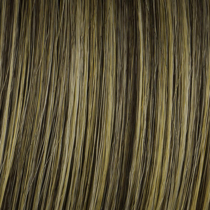 Tousled Bob Wig Color R11S+ GLAZED MOCHA - Hairdo Wigs 11 Long Side Shoulder Length Feather Bangs Tru2Life Heat Friendly Synthetic Flat Iron Curl
