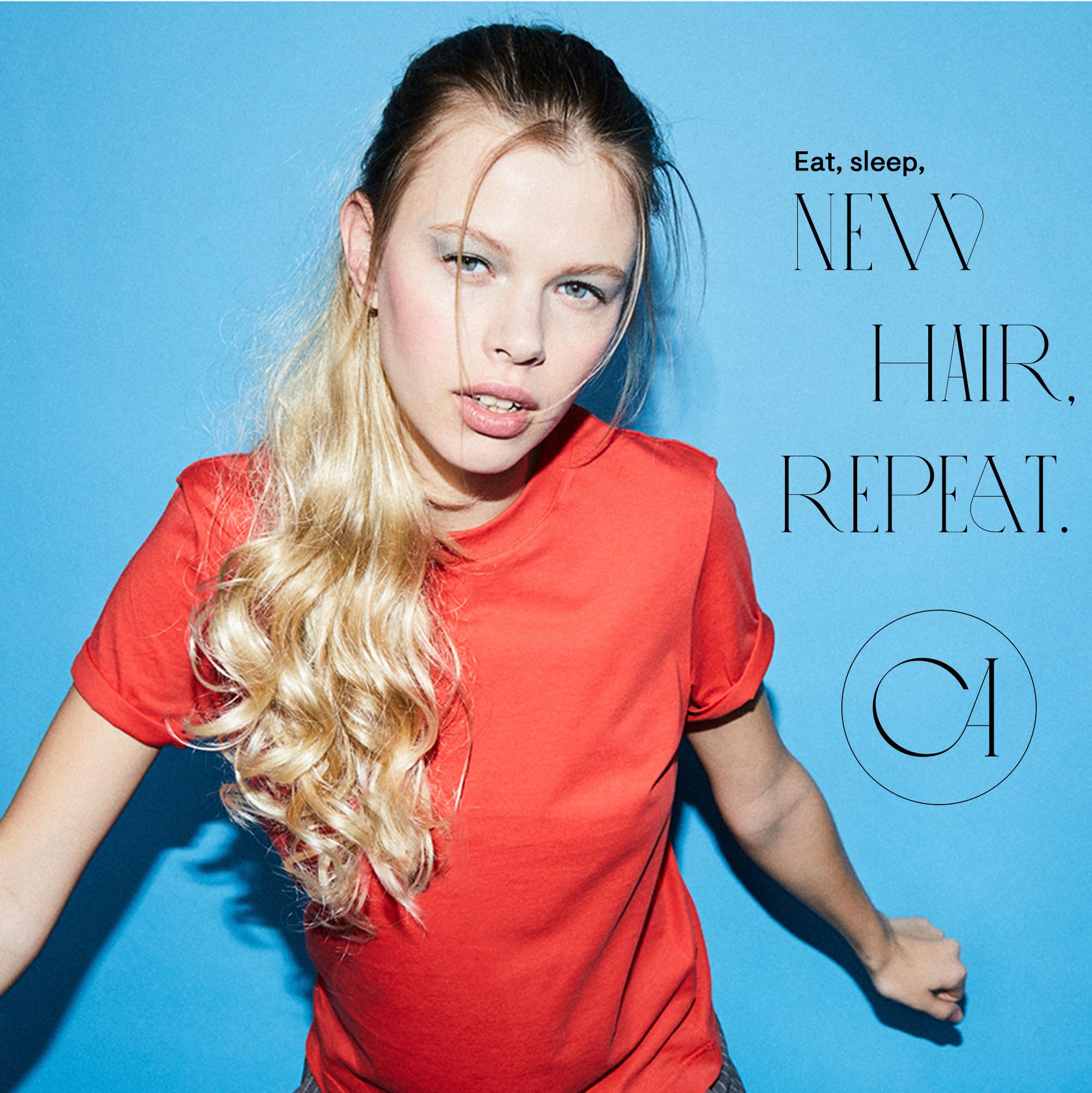 brown mix #2T33 H46 : PRETTYSHOP 24 Hair Piece Pony Tail Extension Very Long & Voluminous Curly Or Wavy Heat-Resisting H46