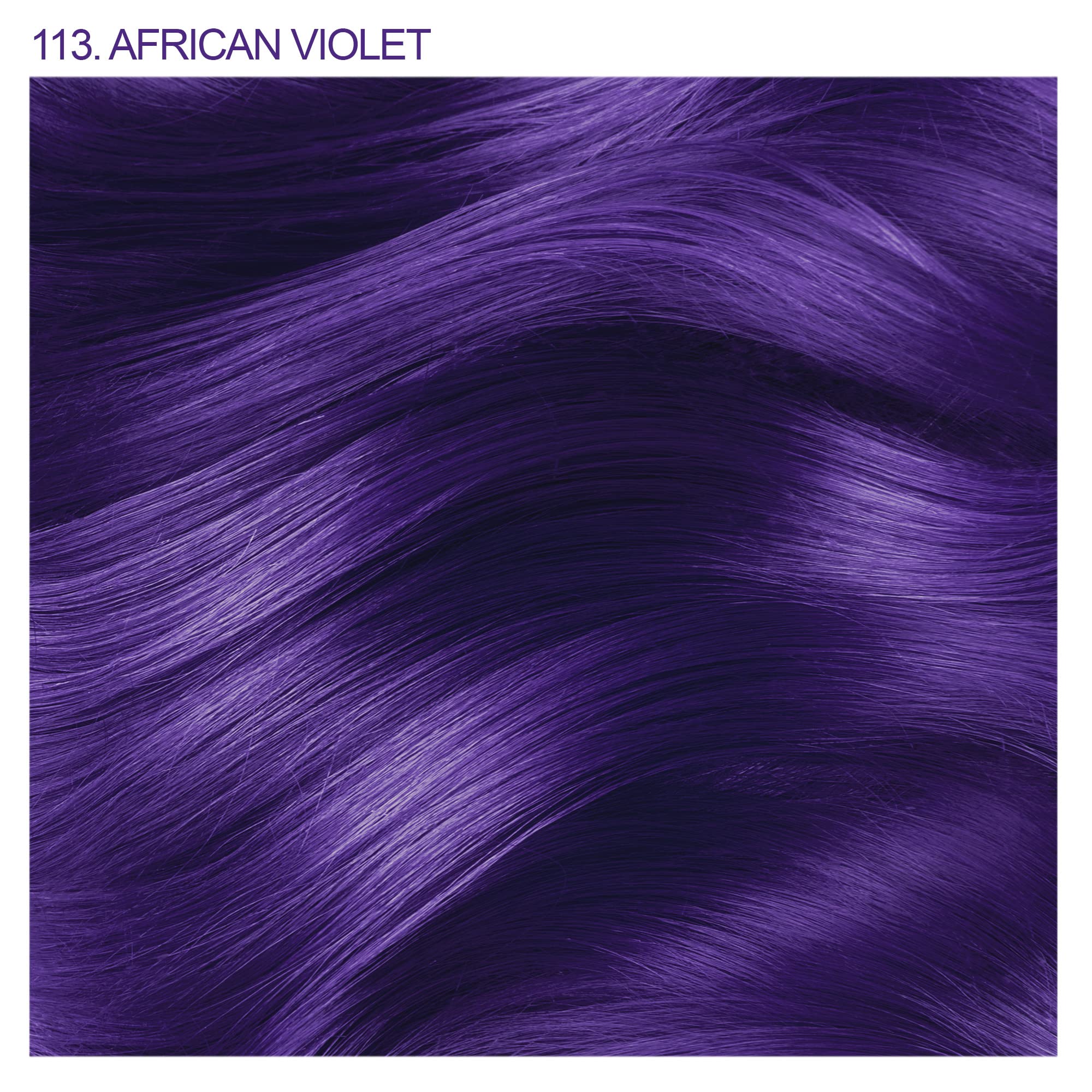 Adore Semi-Permanent Haircolor #113 African Violet 4 Ounce 118ml 2 Pack