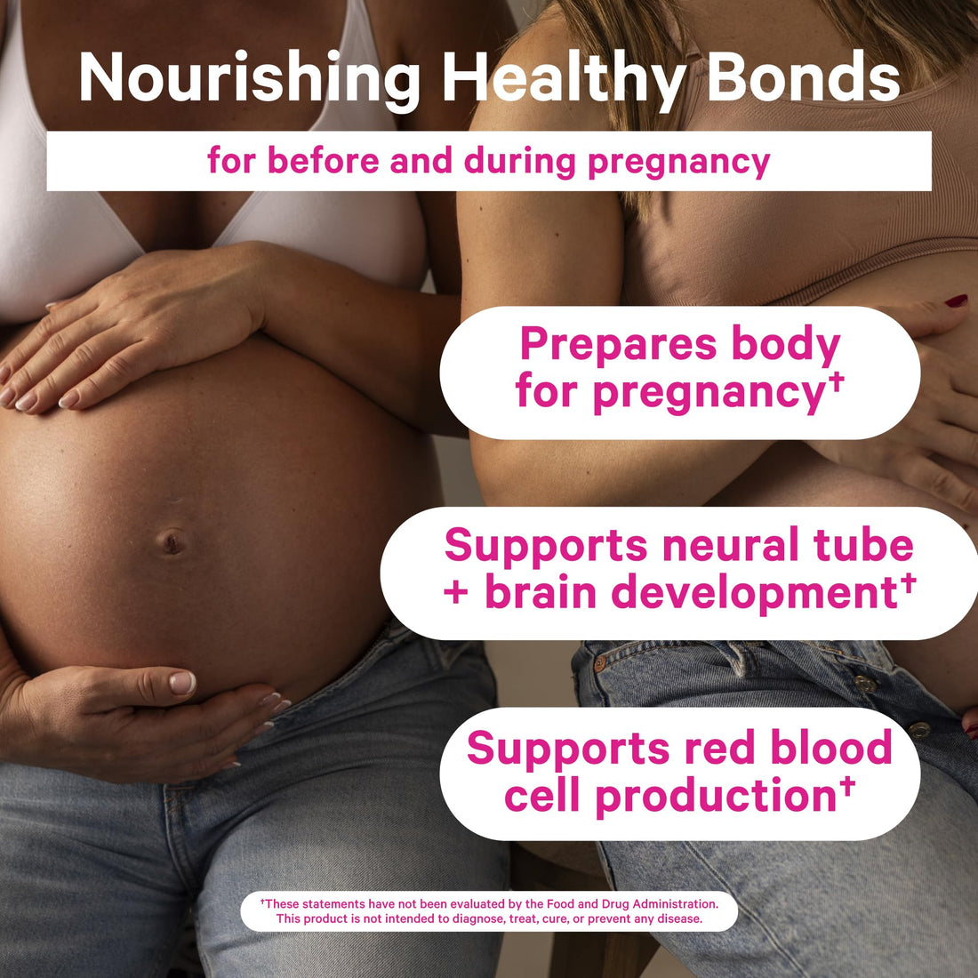 Pink Stork Premium Prenatal Gummy Vitamins with DHA, Folate, and Vitamin D - Multivitamin and Nutrient Blend for Neural Tube and Fetal Brain Development - Pregnancy Must Haves - 60 Vegan Gummies