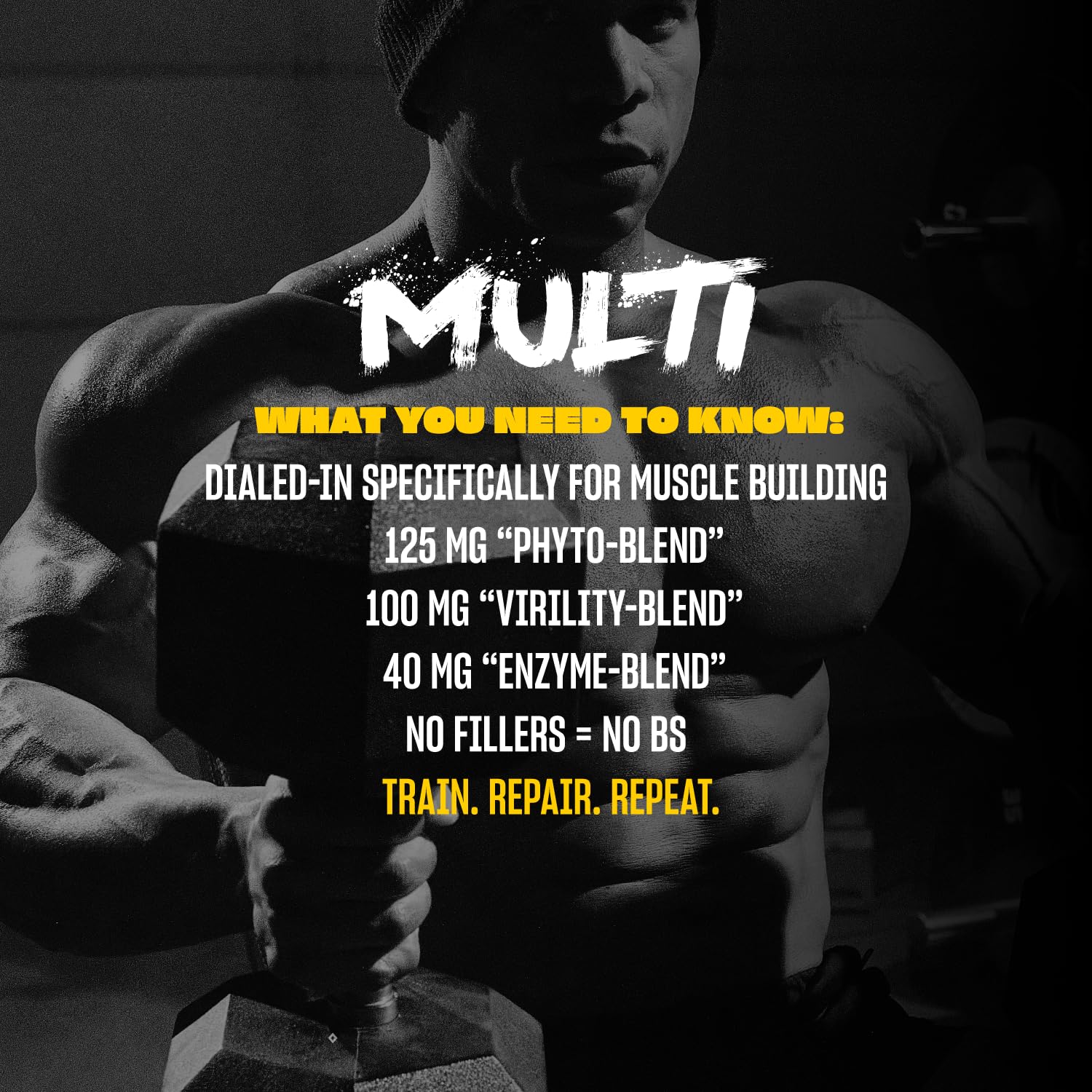 Mutant Multi - High Potency Vitamins with 75+ Ingredients Specifically Formulated for Heavy Lifting, 60 Tablets