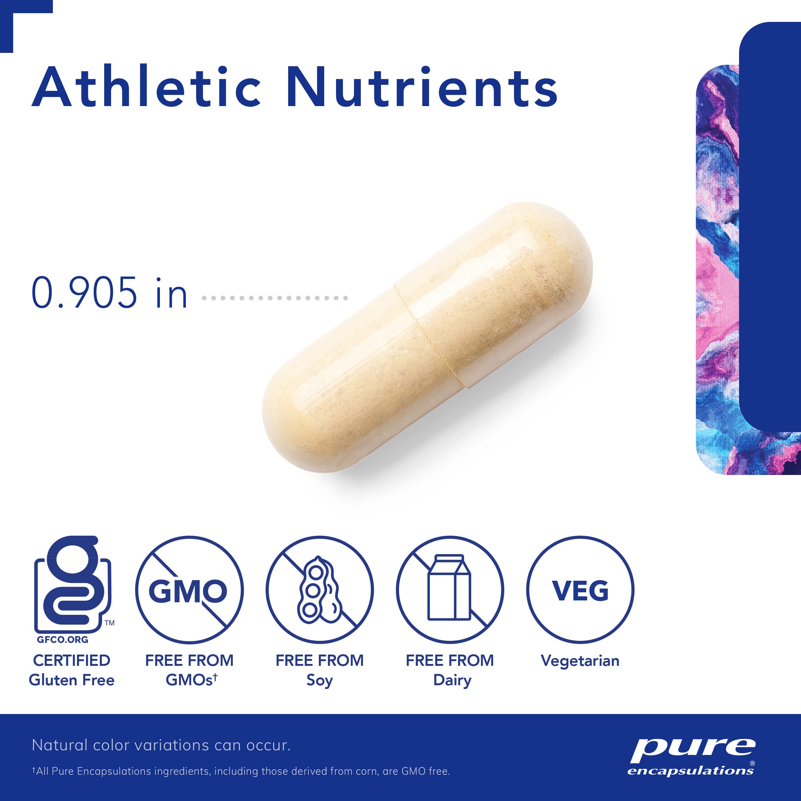 Pure Encapsulations Athletic Nutrients | Multivitamin/Mineral Complex for Exercise Performance and Training* | 120 Capsules