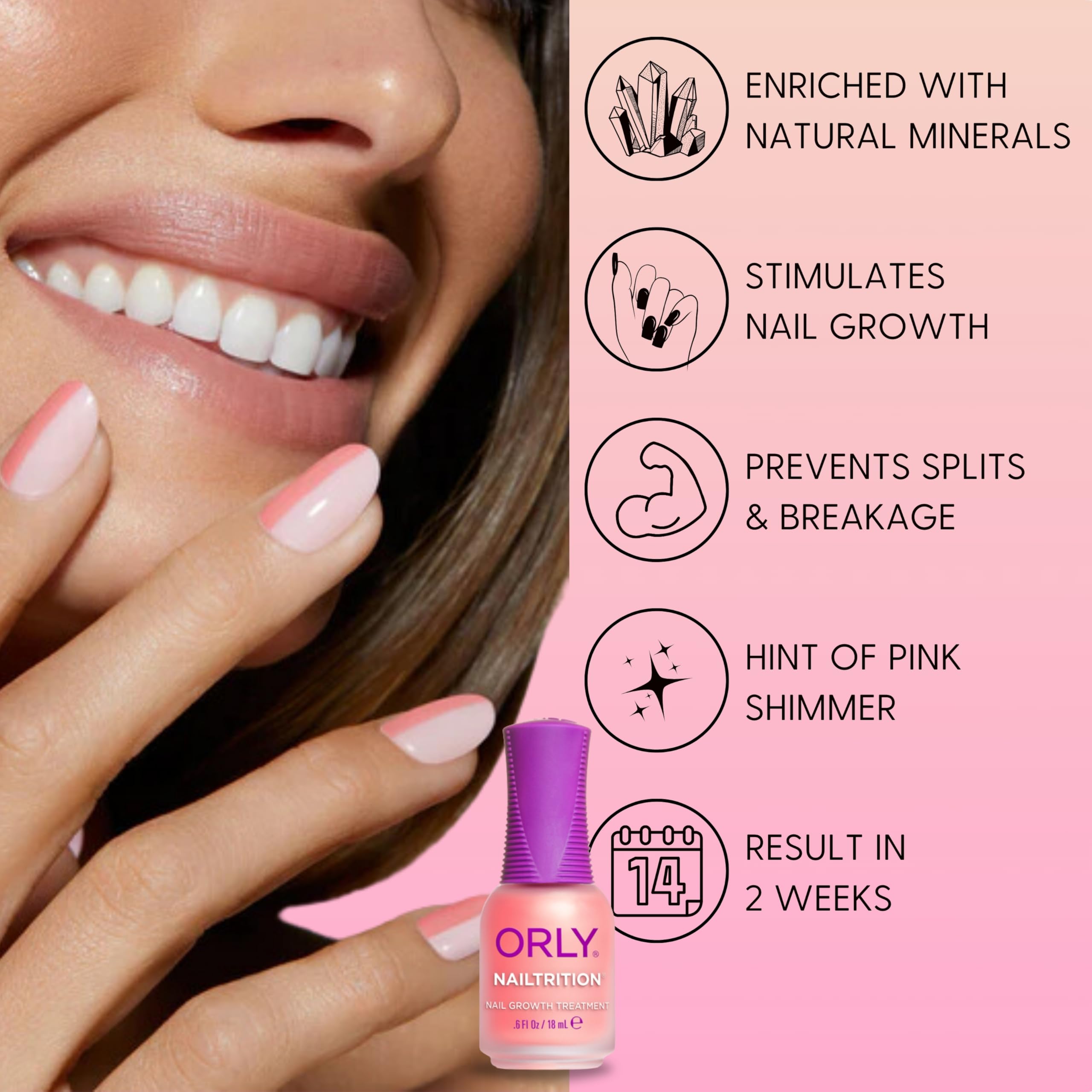 Orly Nailtrition Nail Strengthener, 18Ml, Yellow