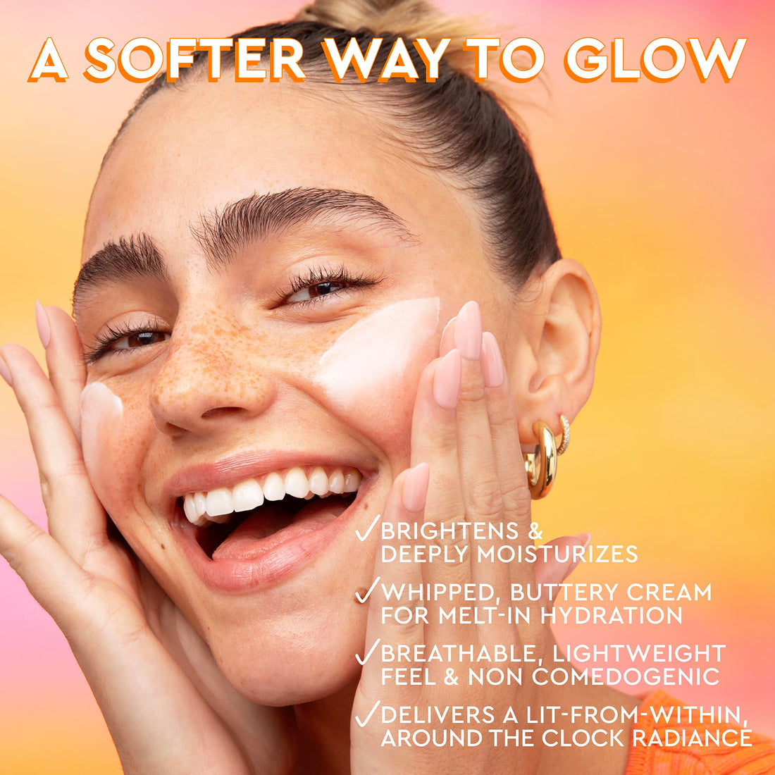 Glow Recipe Cloudberry Bright Refillable Face Cream – Ultra Moisturizing Korean Face Cream for Women with CoQ10, Multi Peptides, and Vitamin C to Brighten, Repair Skin Barrier & Even Skin Tone (50 ml)