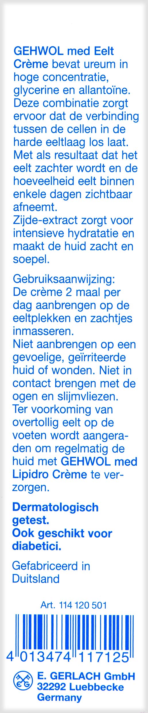 GEHWOL Med Callus Cream, 2.6 oz