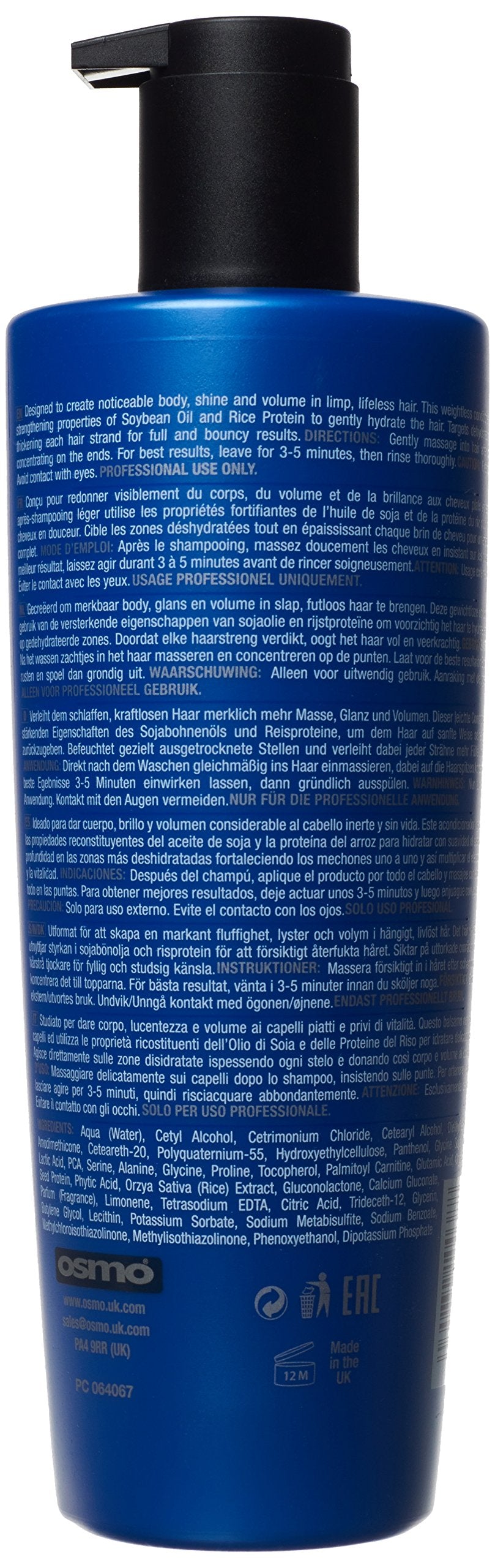 1000ml : OSMO Extreme Volume Conditioner 1000 ml