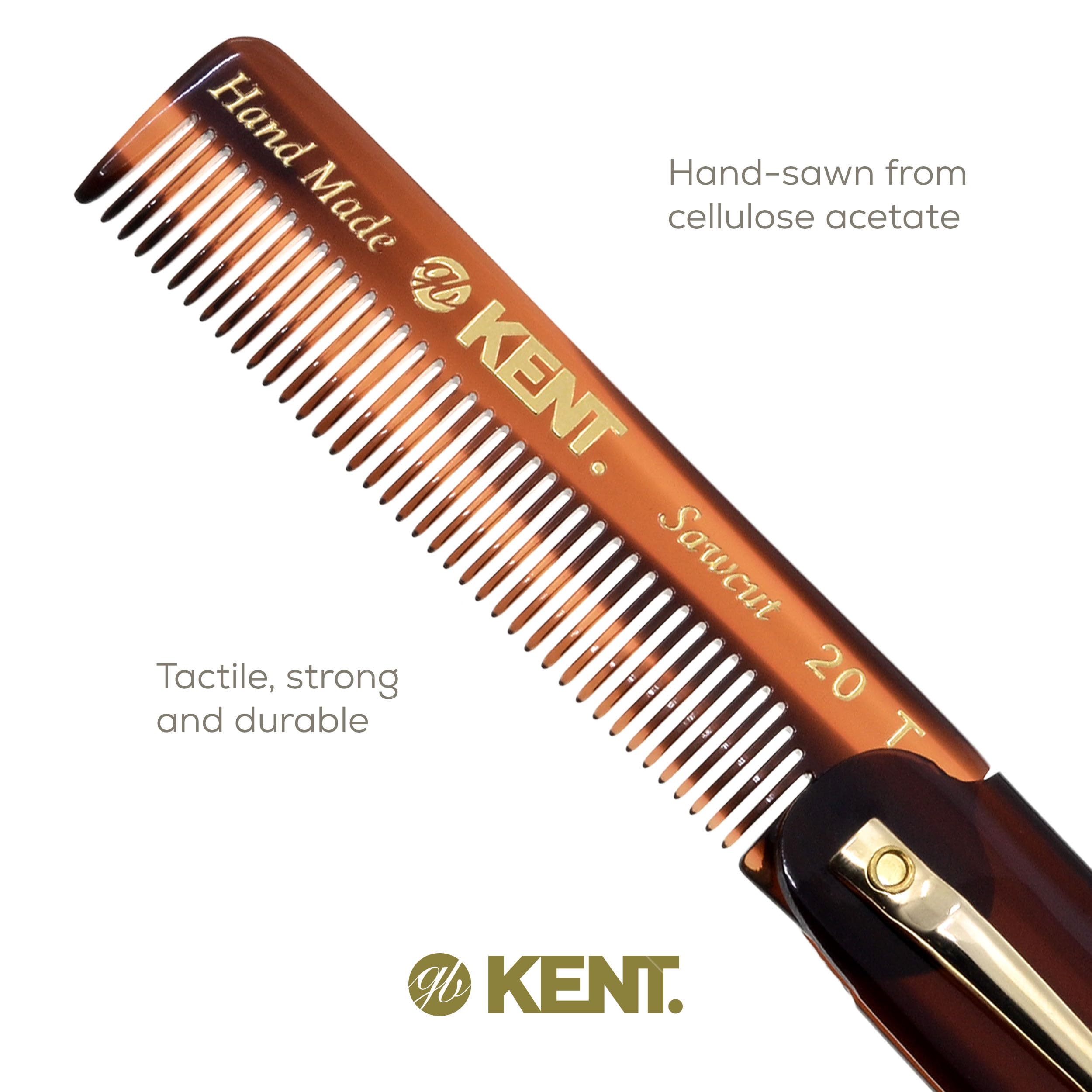 Kent 20T Folding Comb
