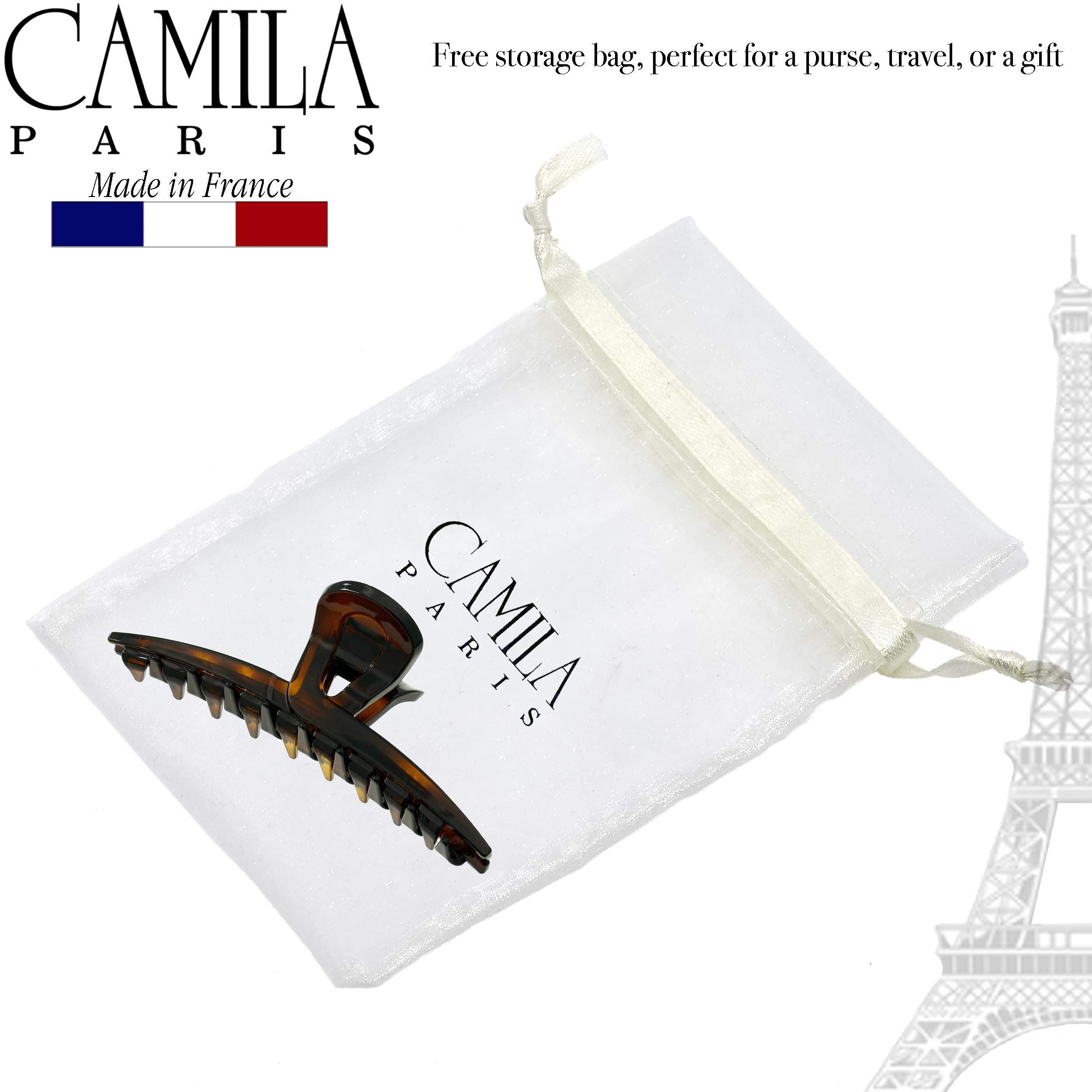Camila Paris - CP2371, CLIP Medium NARROW, DOUBLE TEEHT, Tortoise