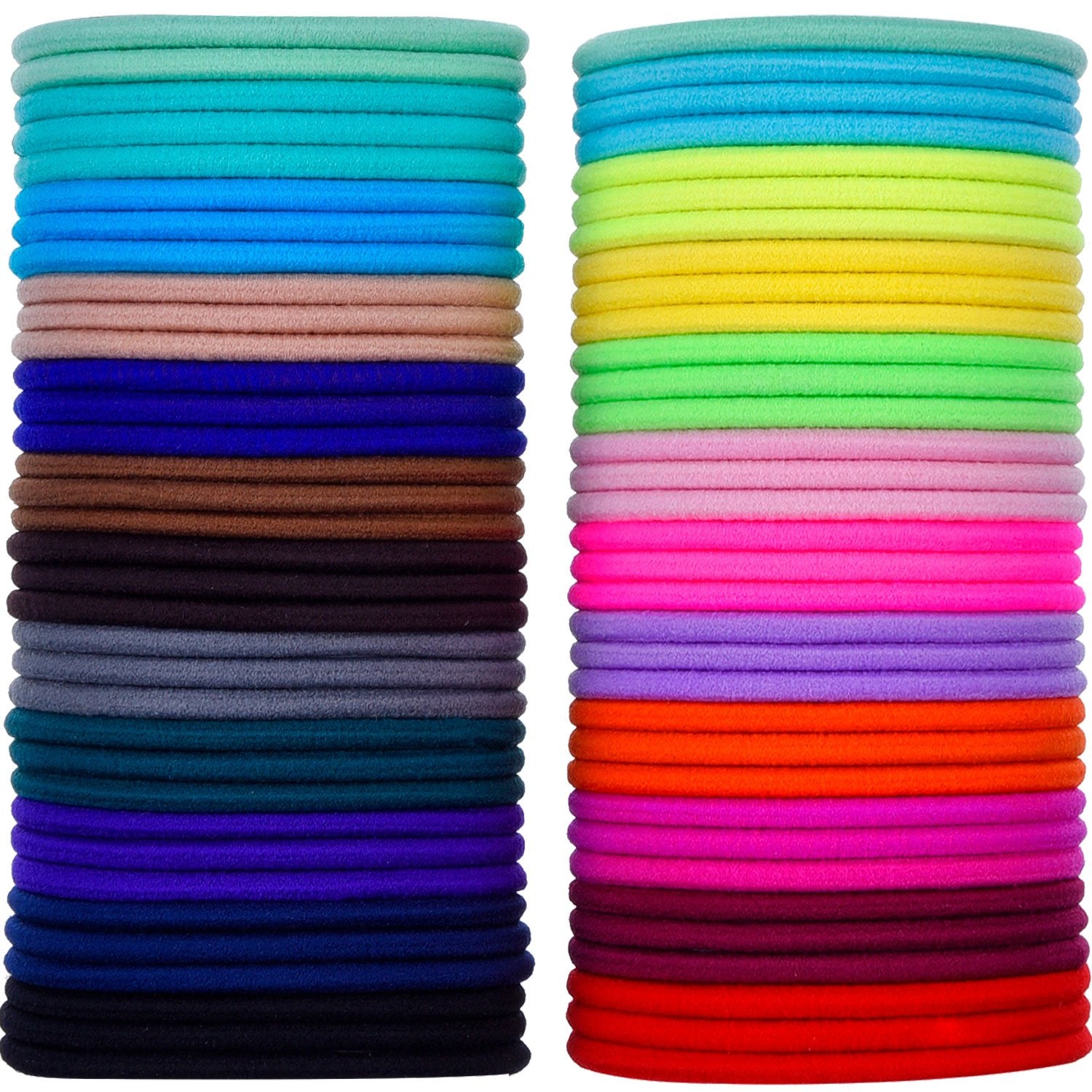 eBoot 69 Pieces Hair Bands Elastic Hair Tie