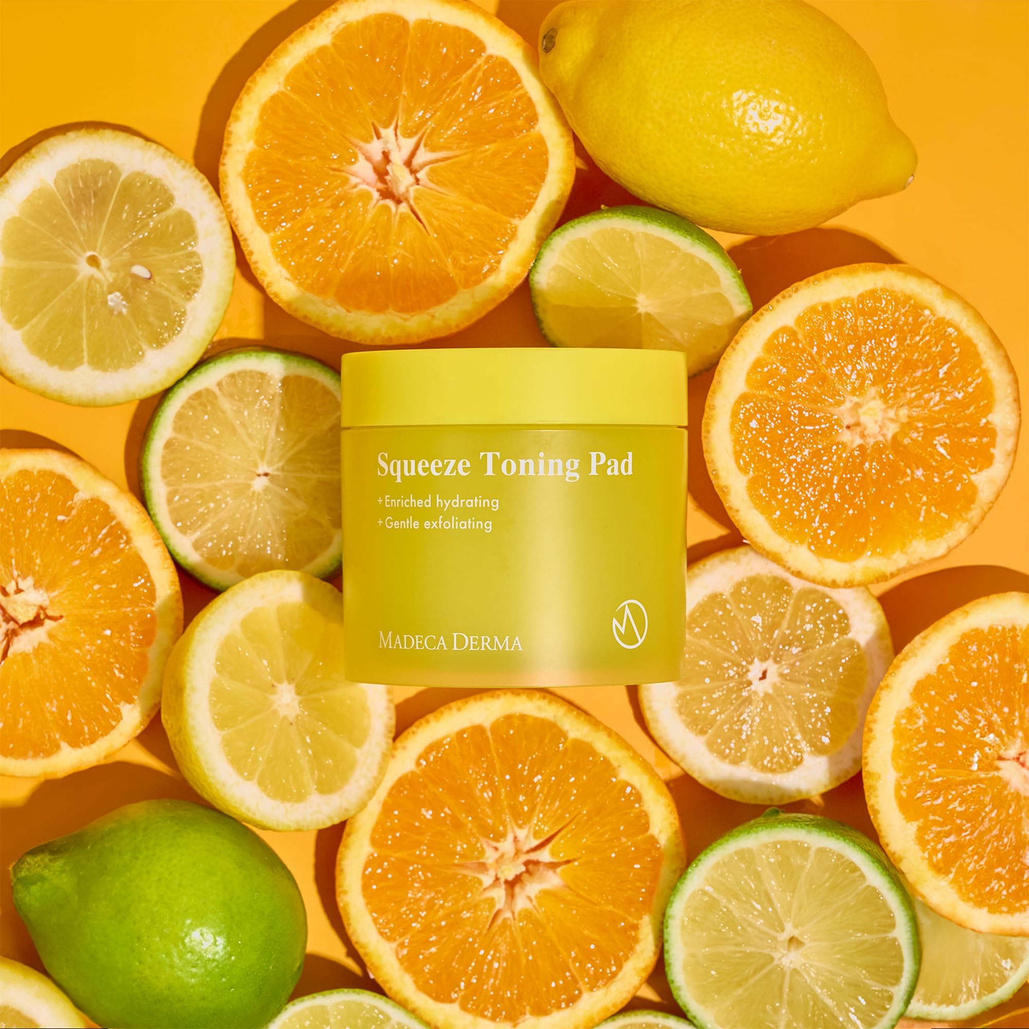 MADECA DERMA Squeeze Toning Facial Pad – Hydration & Exfoliation with Prickly Pear Cactus, Centella Asiatica, and Low-pH Toner Essence, Korean Skincare with 100% Pure Cotton Pads(70 Pads / 4.73 fl oz)