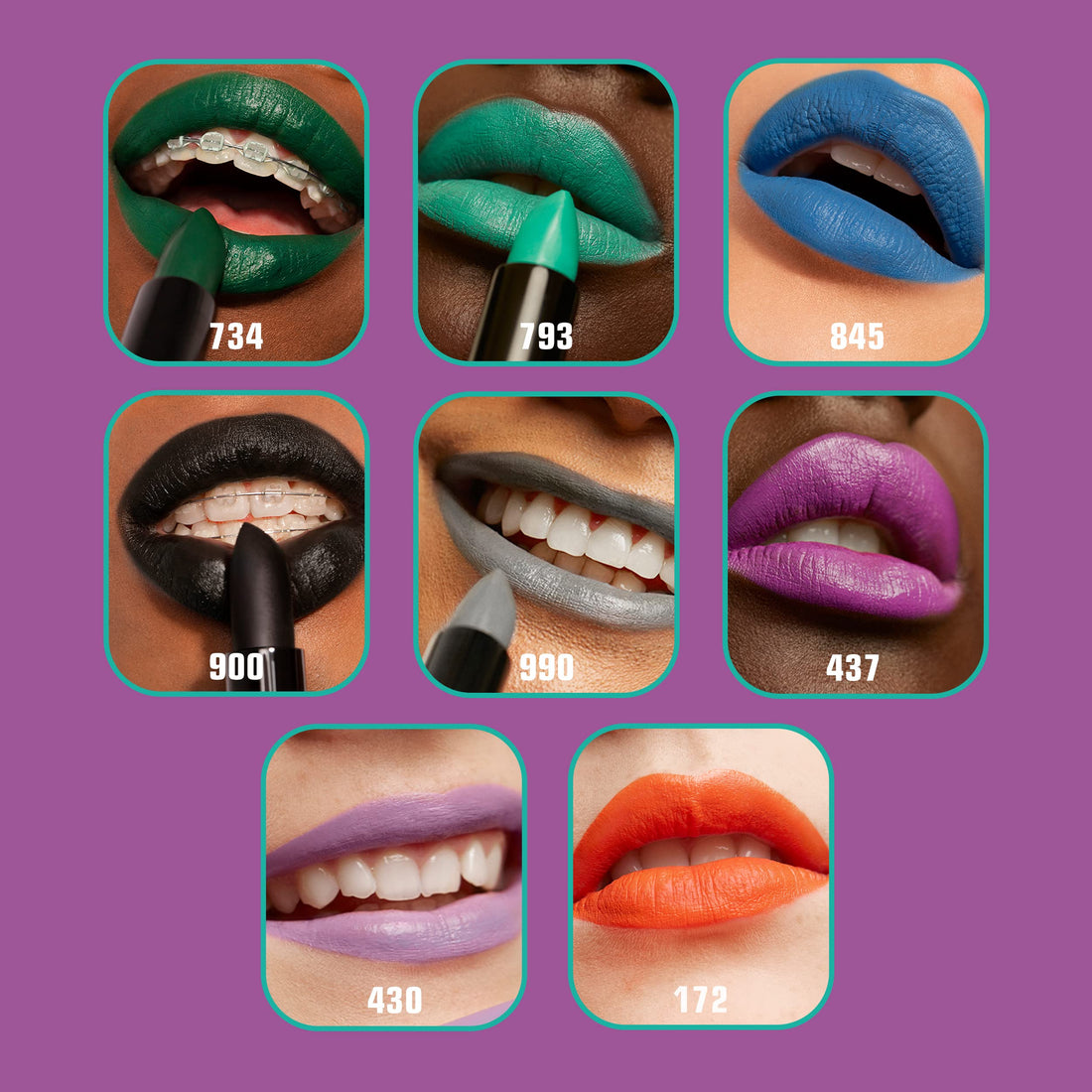 3INA The Lipstick 900 Panther Black - Long Lasting, Smudge Proof, Matte Lipstick for Women and Men - Vegan, Cruelty Free Formula - Waterproof, Moisturizing, Hydrating - 0.11 oz