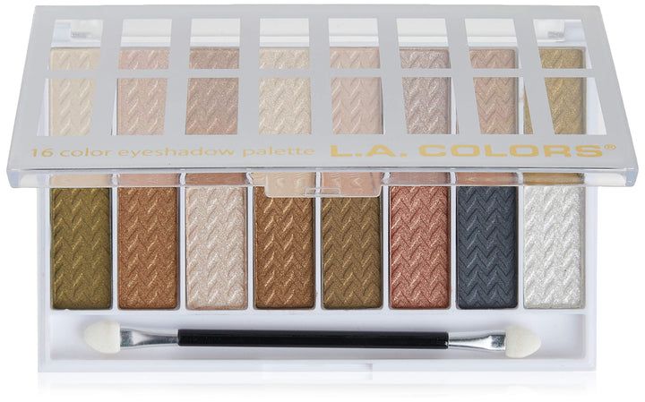 L.A. Colors 16 Color Eyeshadow Palette, Sweet, 27g