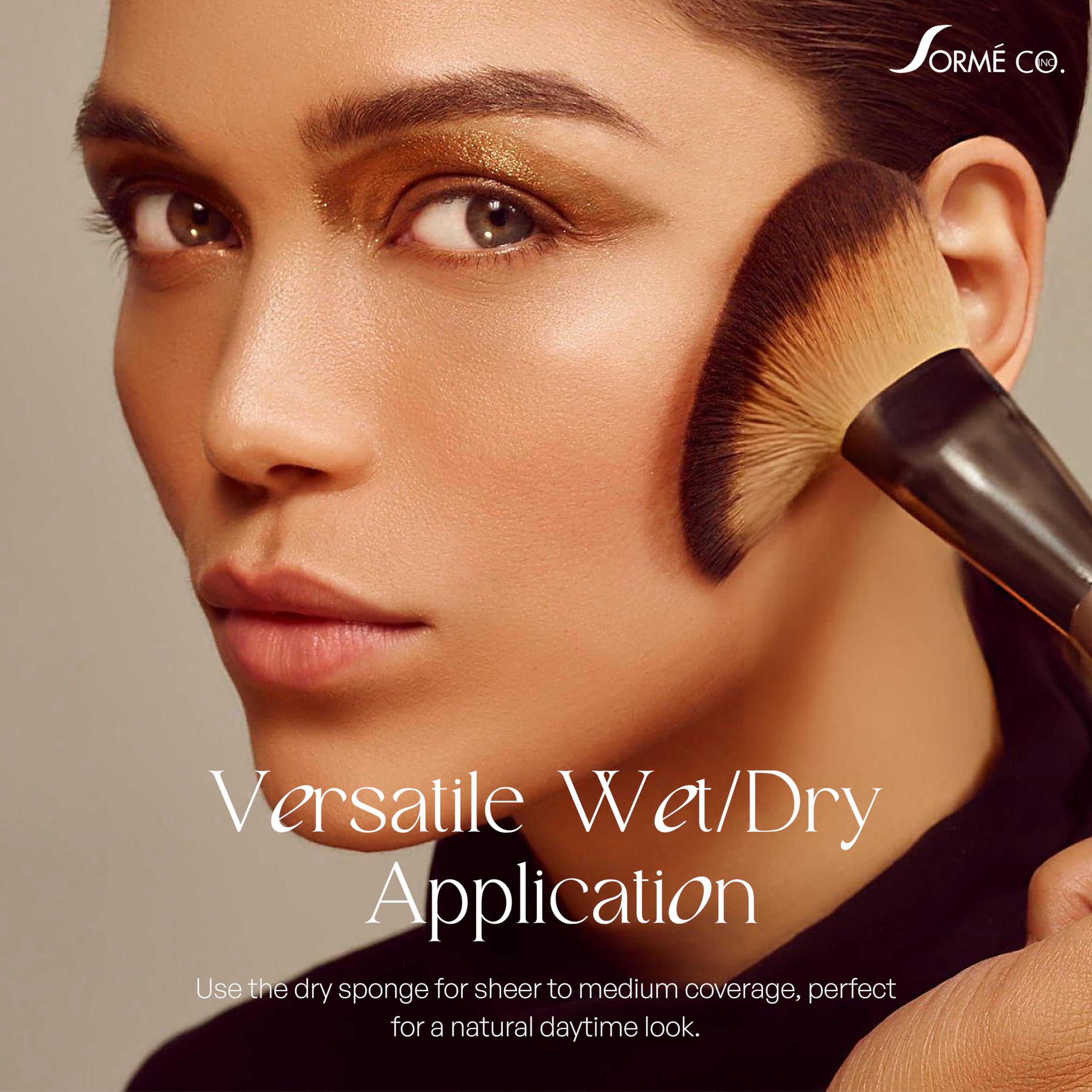 Sorme Cosmetics Believable Finish Powder Foundation, Pure Beige, 0.23 Ounce