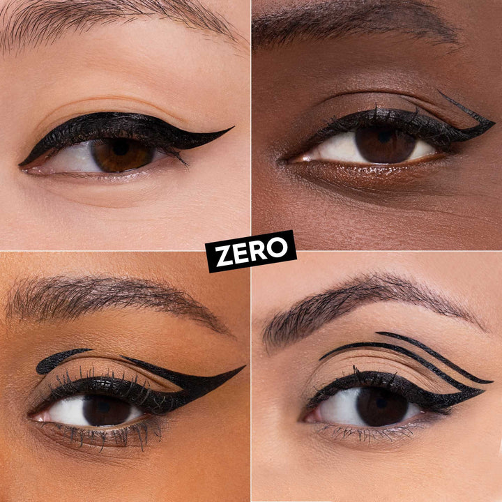 Urban Decay 24/7 Inks Liquid Eyeliner Pen (Zero - Matte Black, Brush Tip Eye Liner), Water-Resistant, Smudge-Resistant, Vibrant Colored Liner, Ergonomic Precision Grip, Vegan - 0.01 fl oz