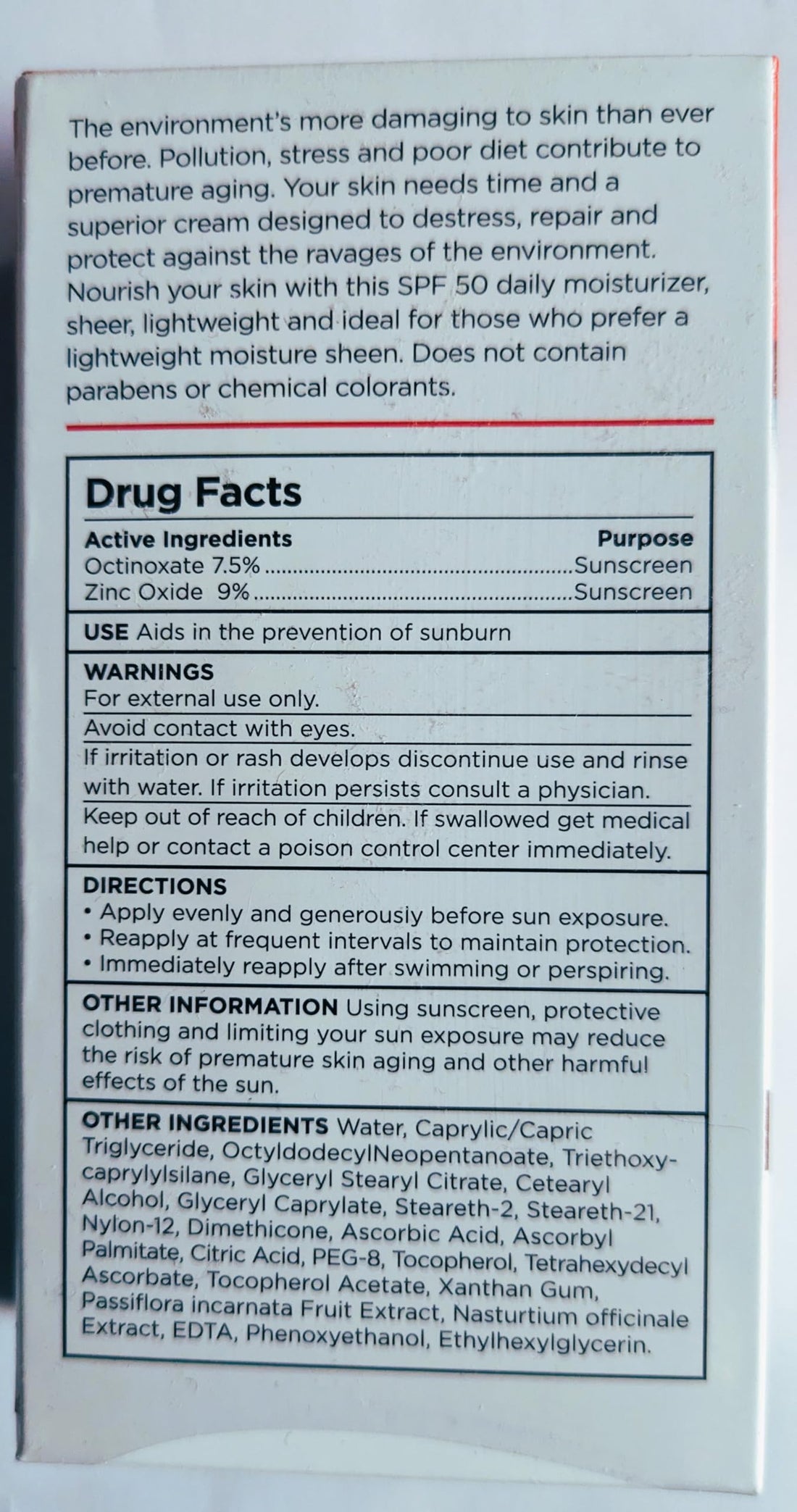 M.A.D SKINCARE Hyper Sheer Matte Finish SPF 50 Daily Moisturizer - 50g