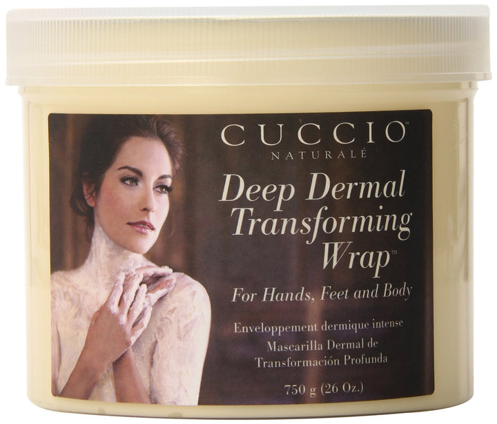 Cuccio Naturale Deep Dermal Transforming Wrap | Smoothes Fine Lines & Wrinkles | For Hands, Feet and Body - 750g