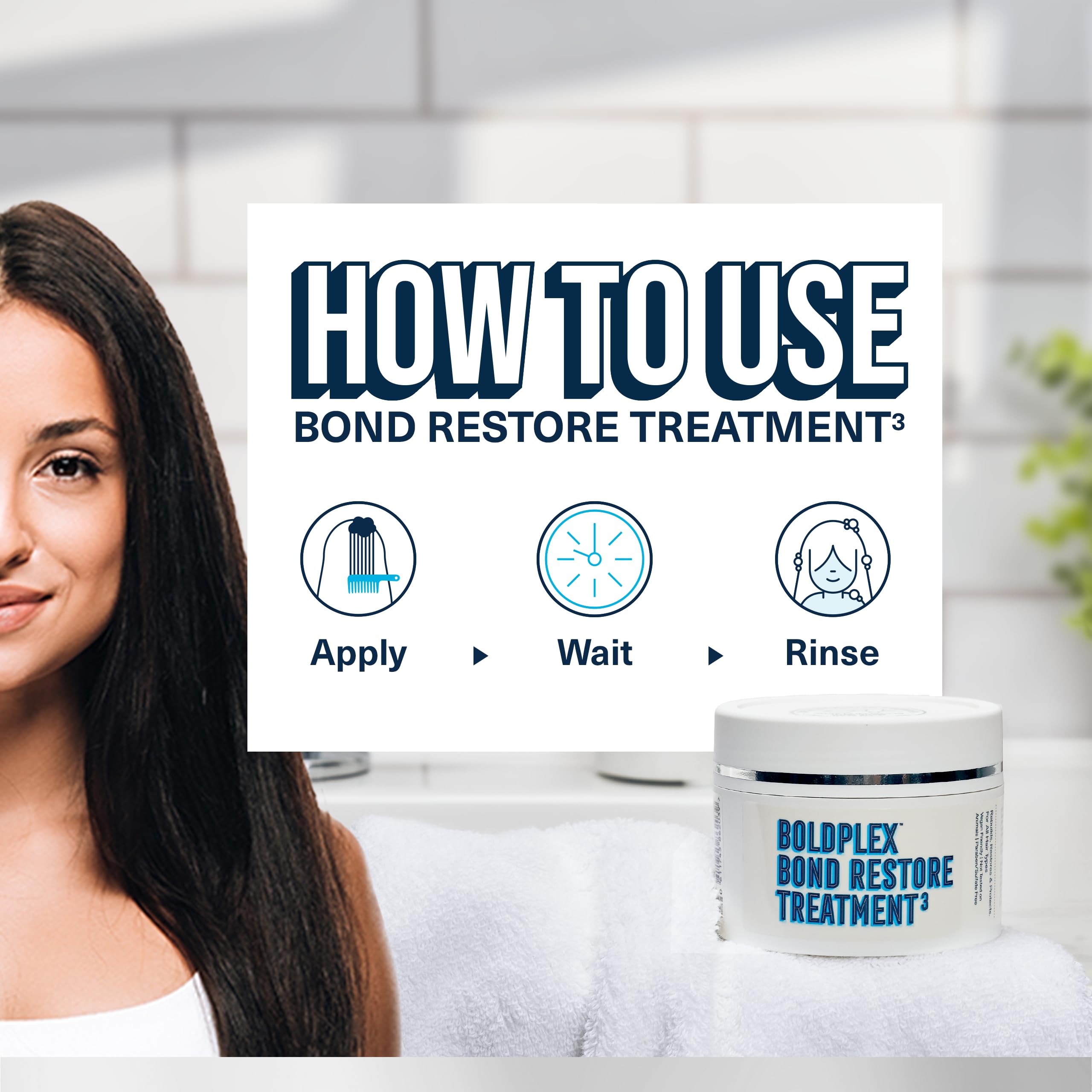 BoldPlex Hair Mask - Deep Conditioner For Dry, Damaged Hair - Mascarilla Para El Cabello - Helps Repair & Nourish Curly, Bleached, or Frizzy Hair - 6.76 Fl Oz