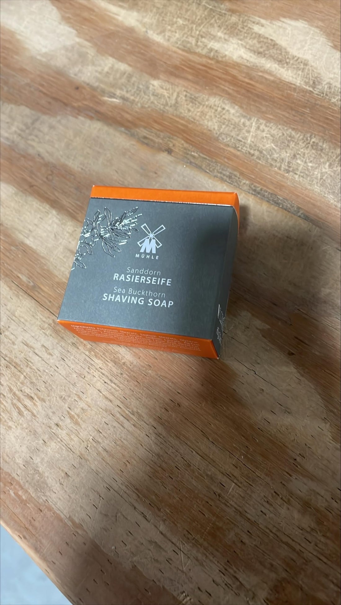 MÃƒÂƒÃ…Â“HLE Sea Buckthorn Hard Shaving Soap 65g by MÃƒ¼hle