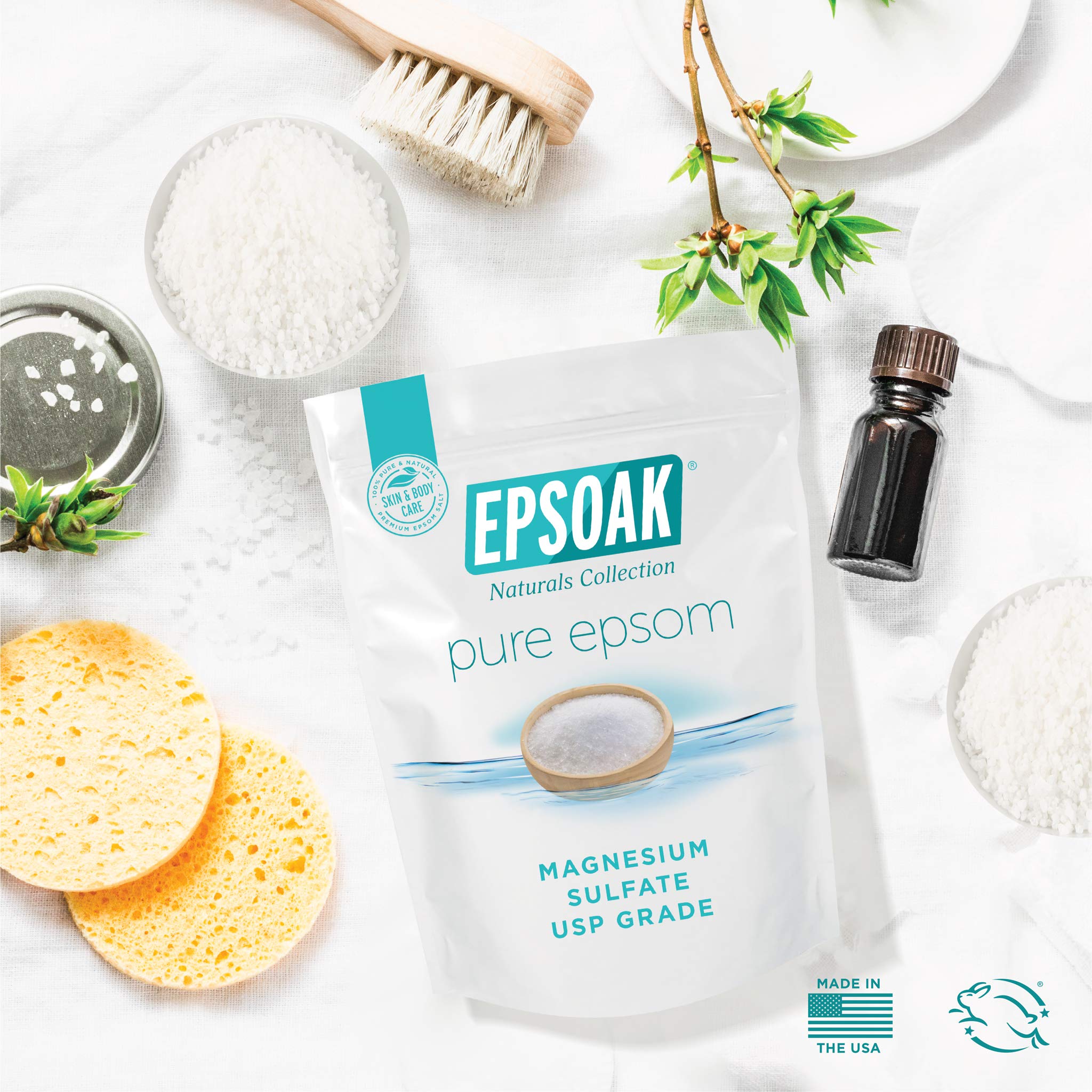 Epsoak Epsom Salt 5 Lbs - 100% Pure M.
