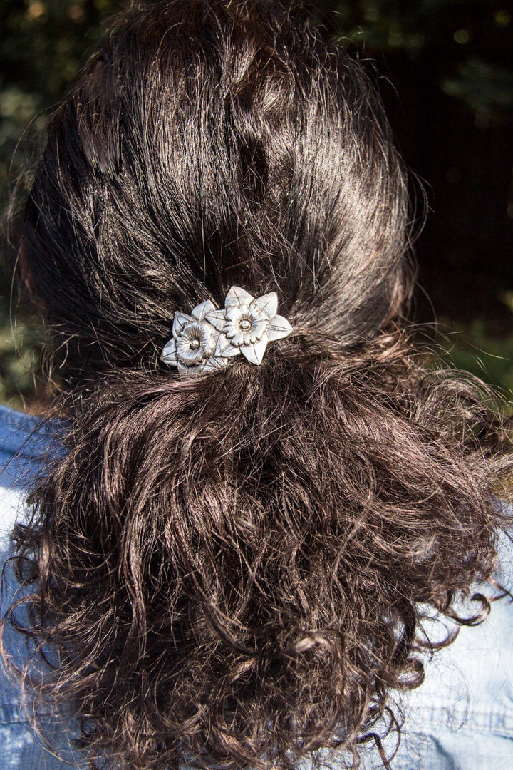 Ponytail Holder | Hair Accessory | Daffodil