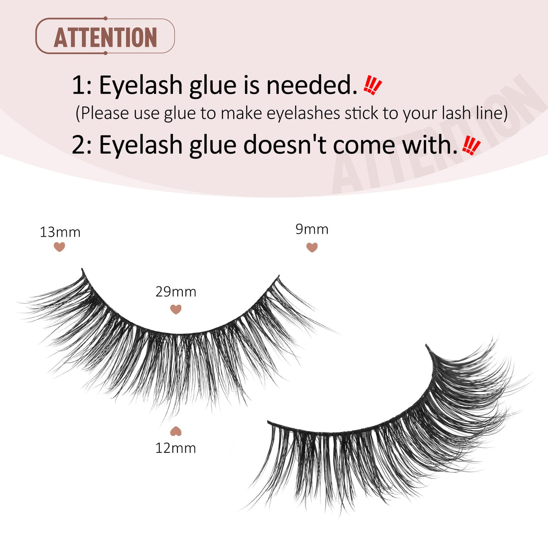 Onlyall Natural Lashes Wispy Lashes Natural Look False Eyelashes Natural Flared Eyelashes False Eye Lashes Soft Fluffy Lashes 7 Pairs D75