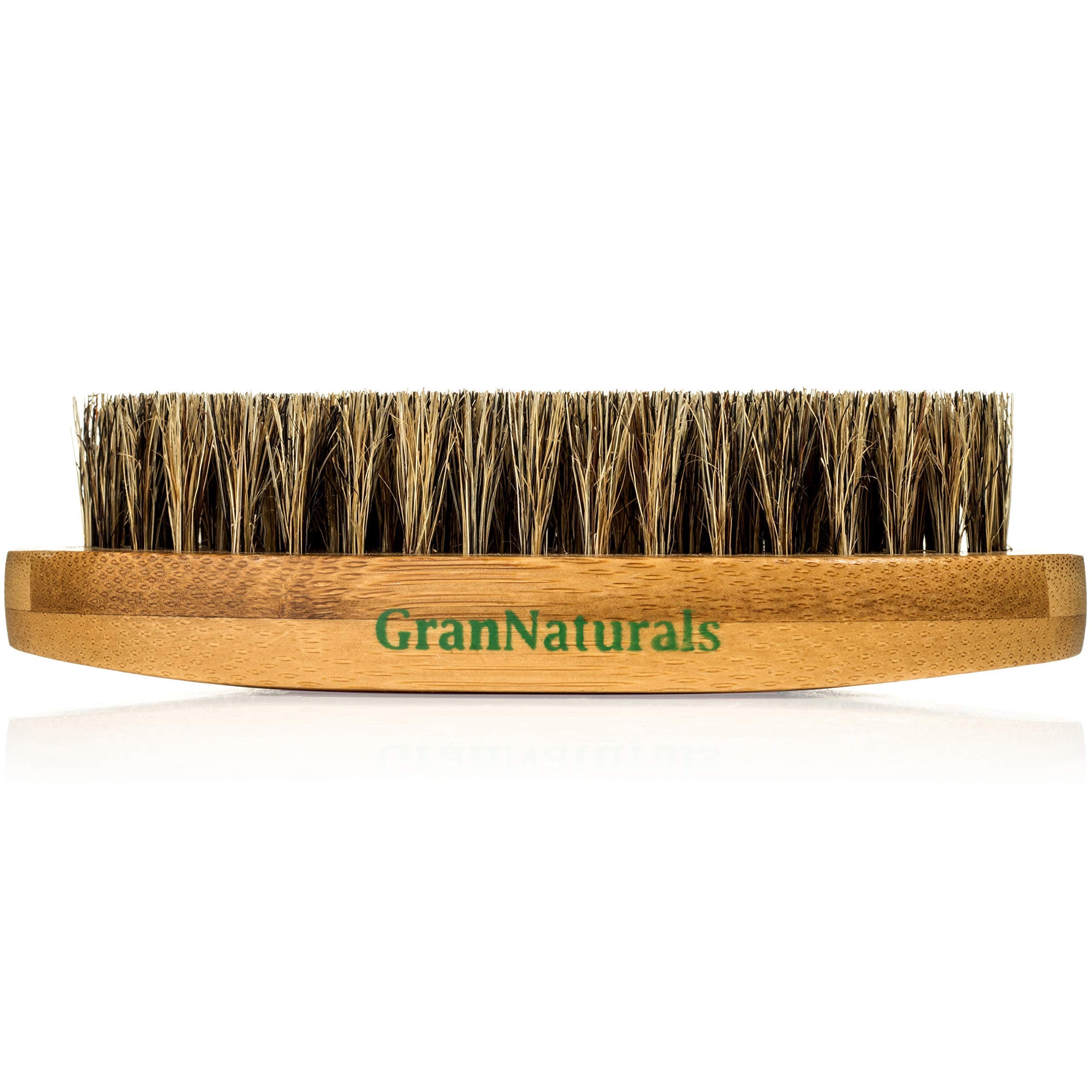 GranNaturals Boar Bristle Military Style Hair Brush