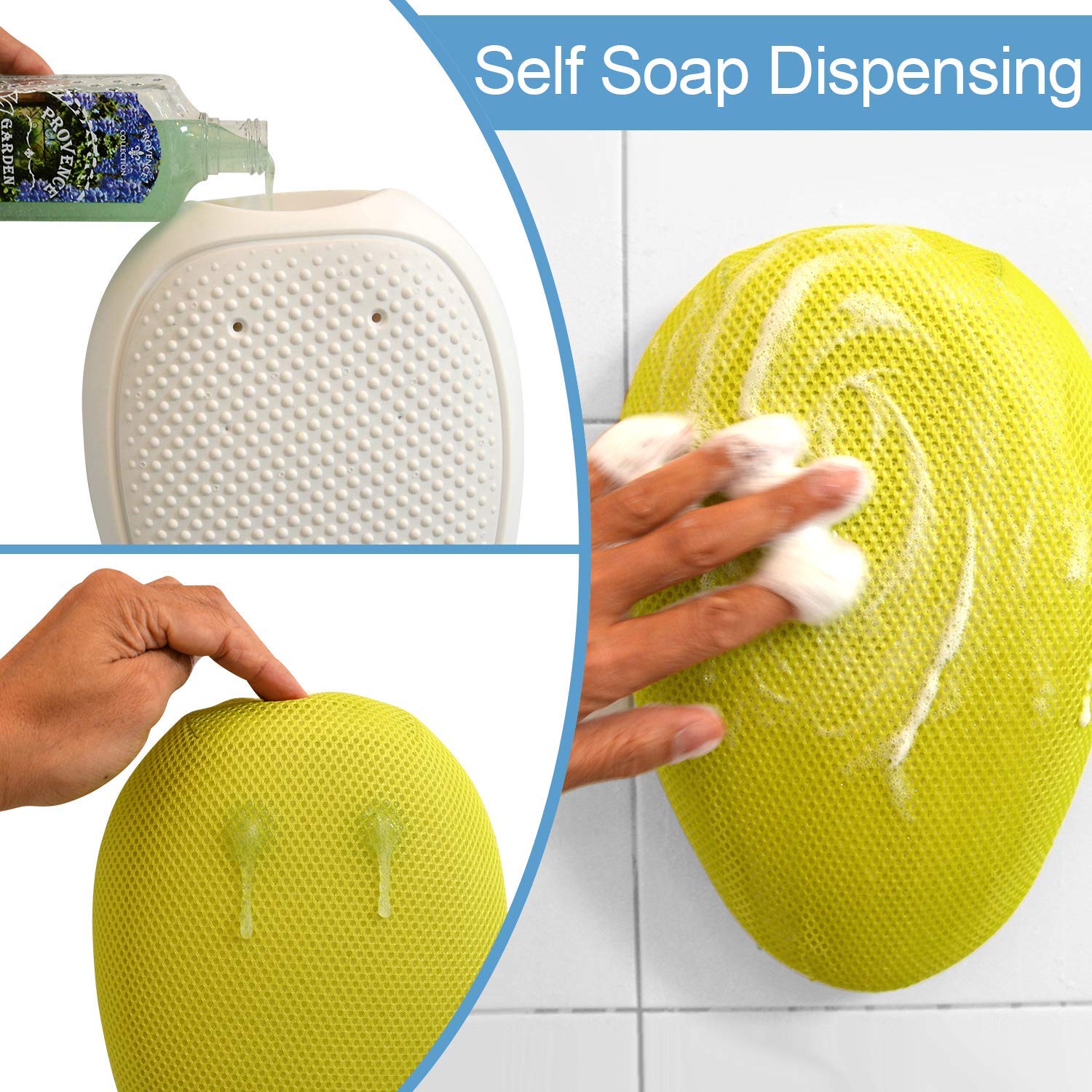 Squeechy- Hands Free Back Scrubber