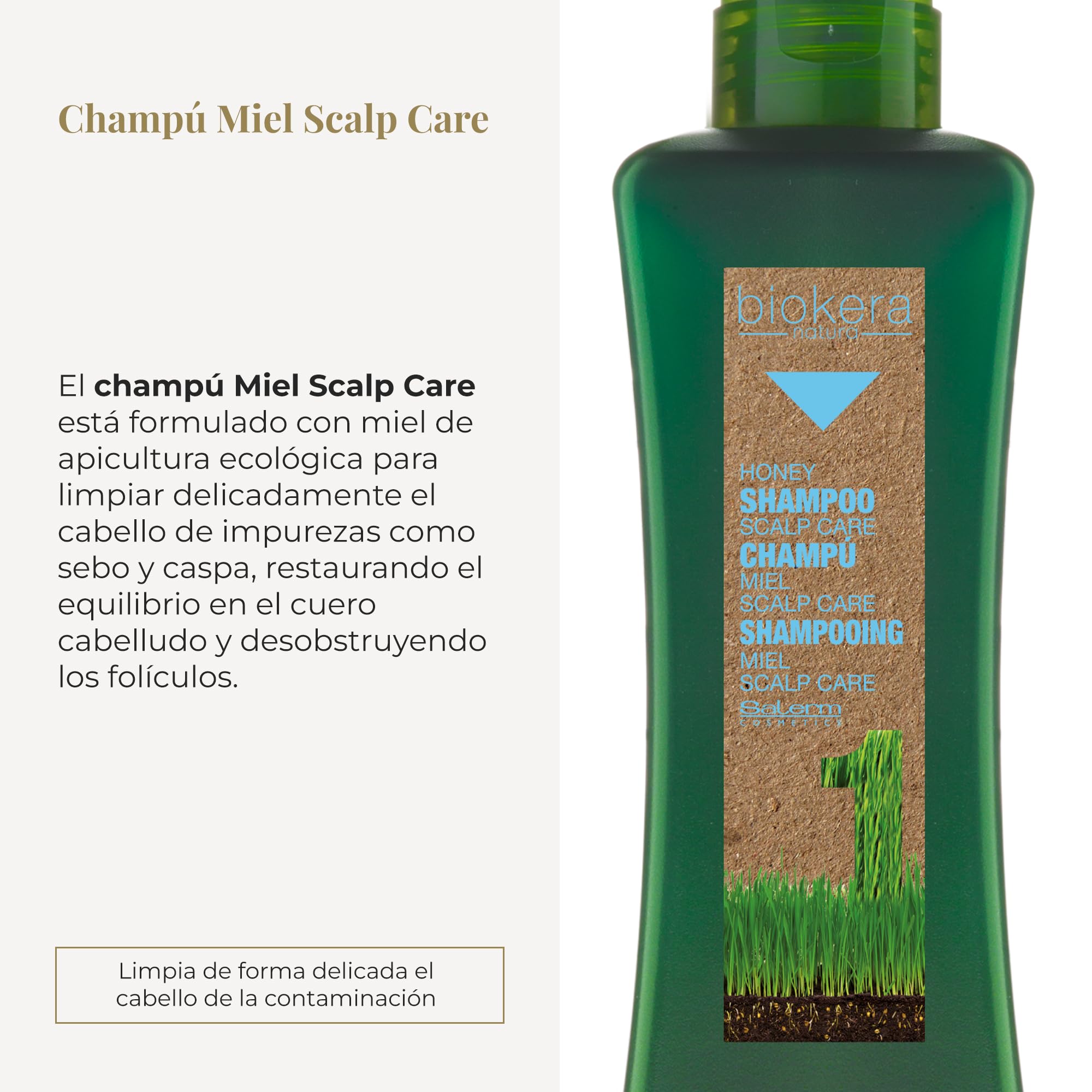 Salerm Cosmetics Biokera Natura Honey Scalp Care 11.0oz