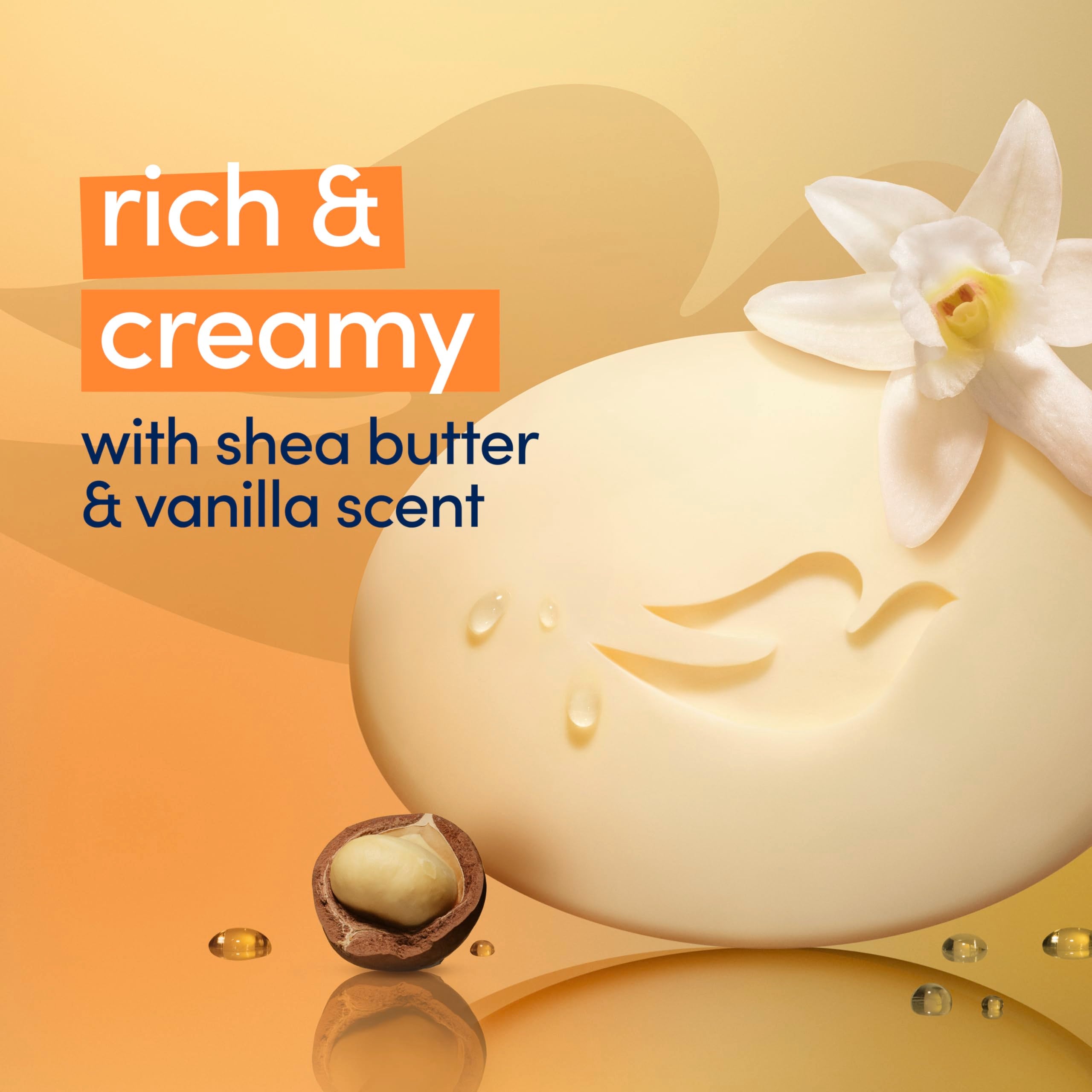 Dove Beauty bar soap pack of 6 (Shea Butter & Vanilla)