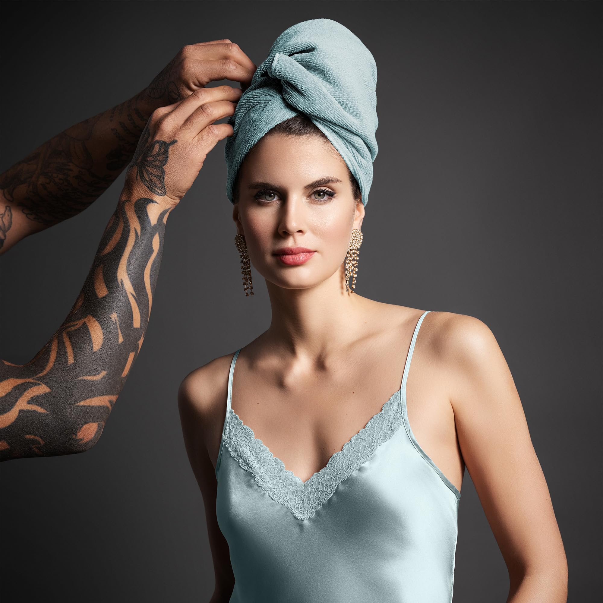 Softees Towels with Duraguard, Aqua, 10pk by Fromm