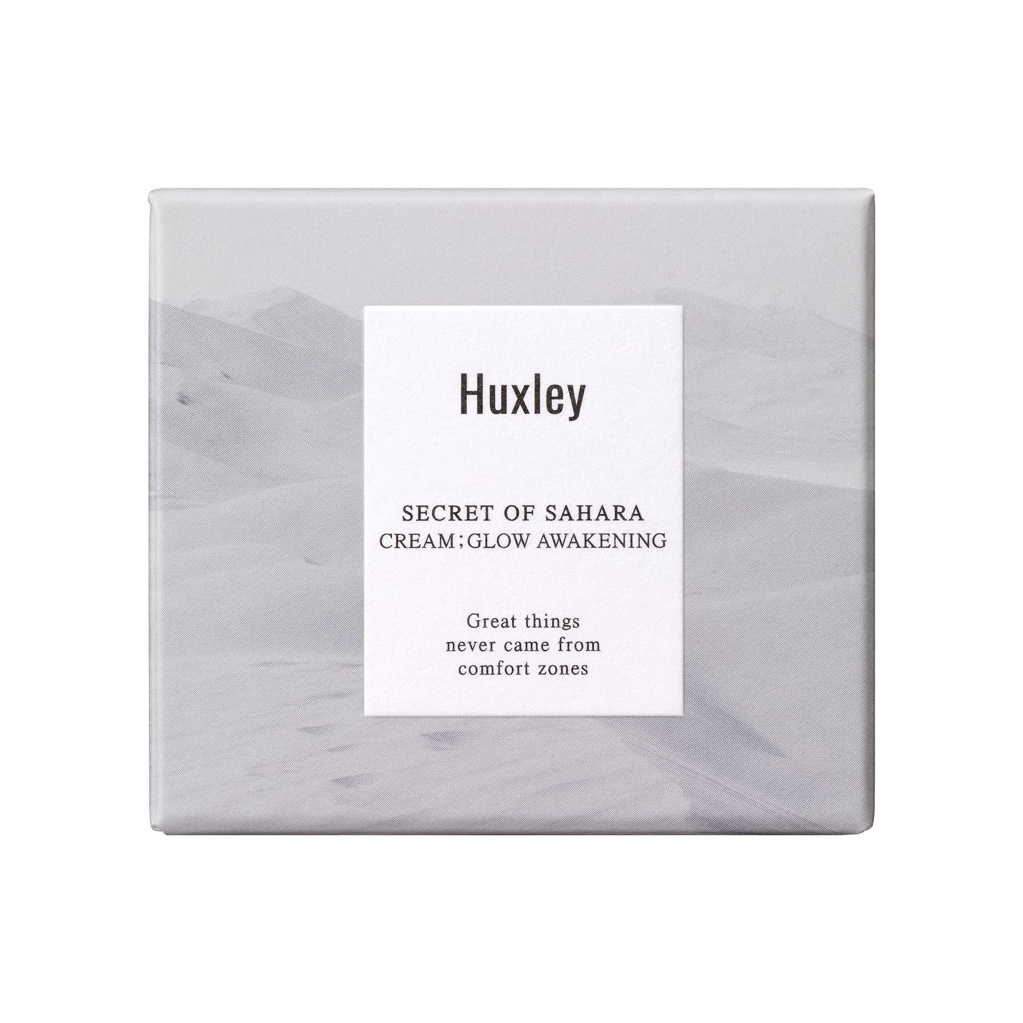 Huxley Secret of Sahara Cream Glow Awakening 1.69 fl. oz. | Korean Facial Cream | With B3 Niacinamide and Glutathione Complex for a Naturally Brighter Complexion