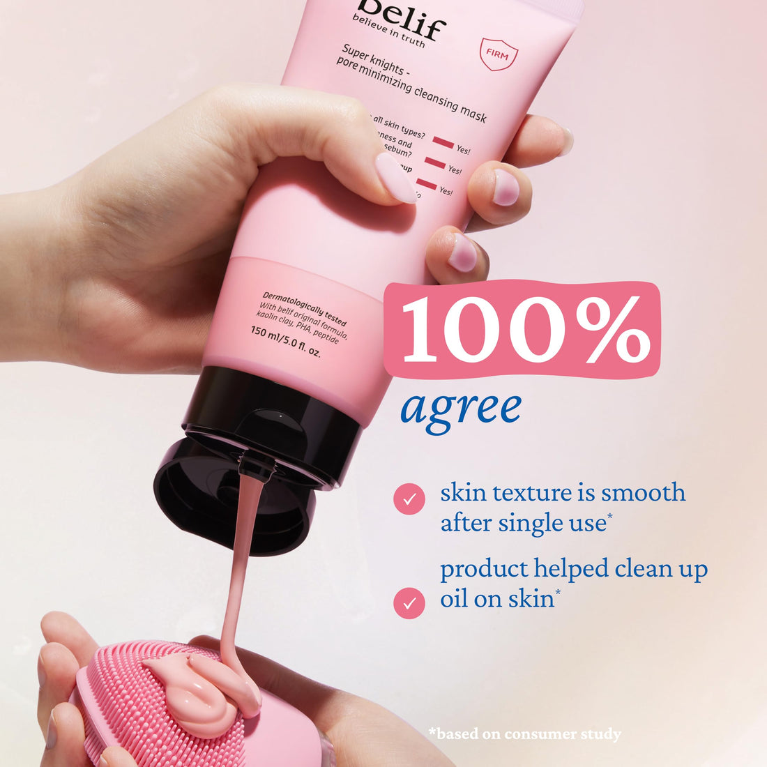 belif Super Knights - Pore Minimizing Cleansing Mask, 3-in-1 Facial Mask & Cleanser