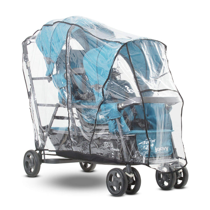 Joovy Triple Stroller Rain Cover - Universal - Waterproof, Windproof, Dust-Proof