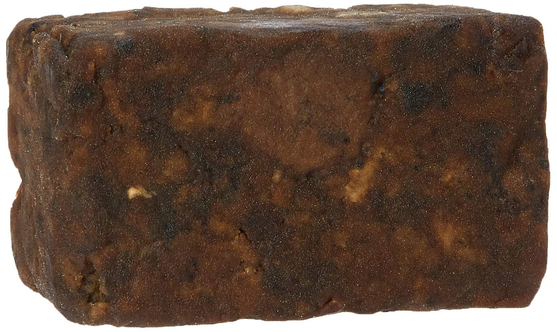 SmellGood - African Black Soap, totally natural, best quality, raw and organic soap, great for body and face wash, imported from Ghana, 8oz bar, 10 Units Set